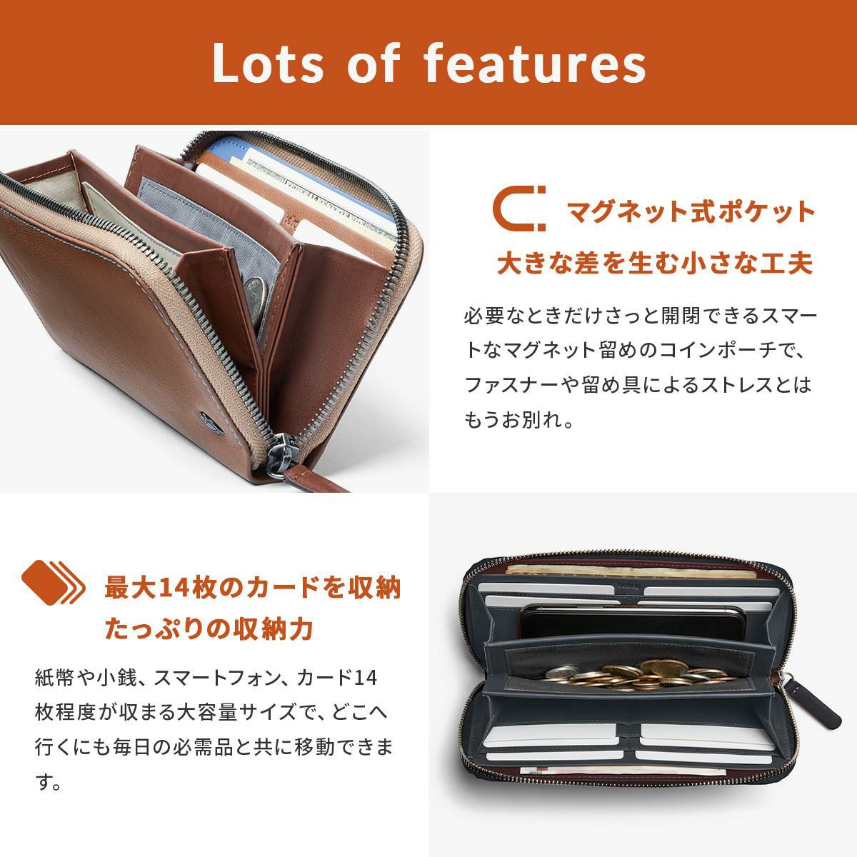 ベルロイ WALLETS 長財布 Bellroy wfwb
