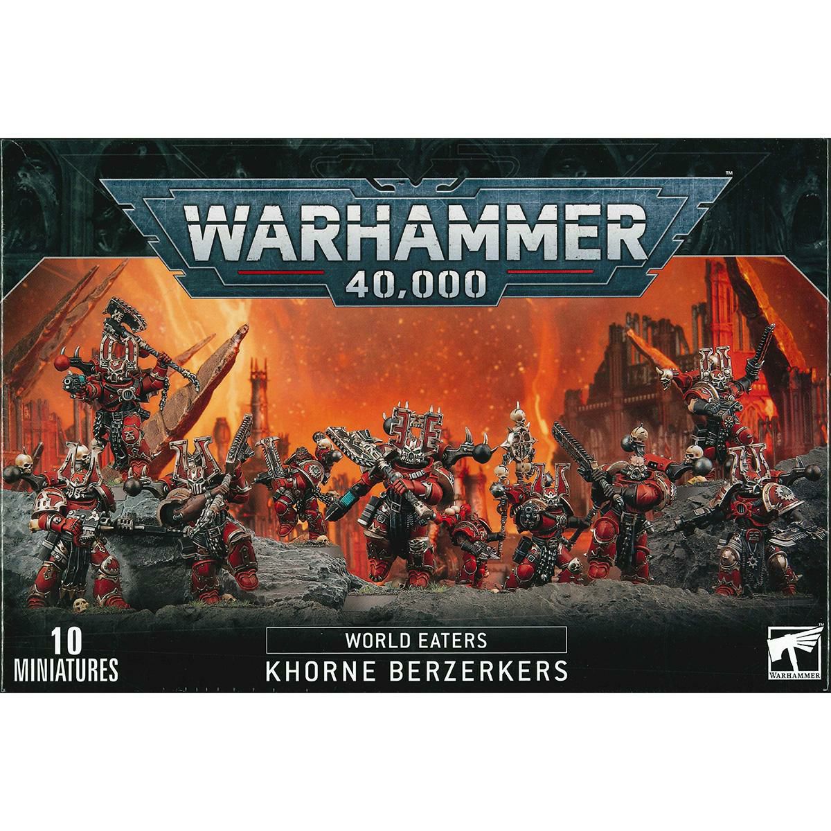 ウォーハンマー 40k ワールドイーター：コーン・バーザーカー WARHAMMER WORLD EATERS：KHORNE BERZERKERS 43-10
