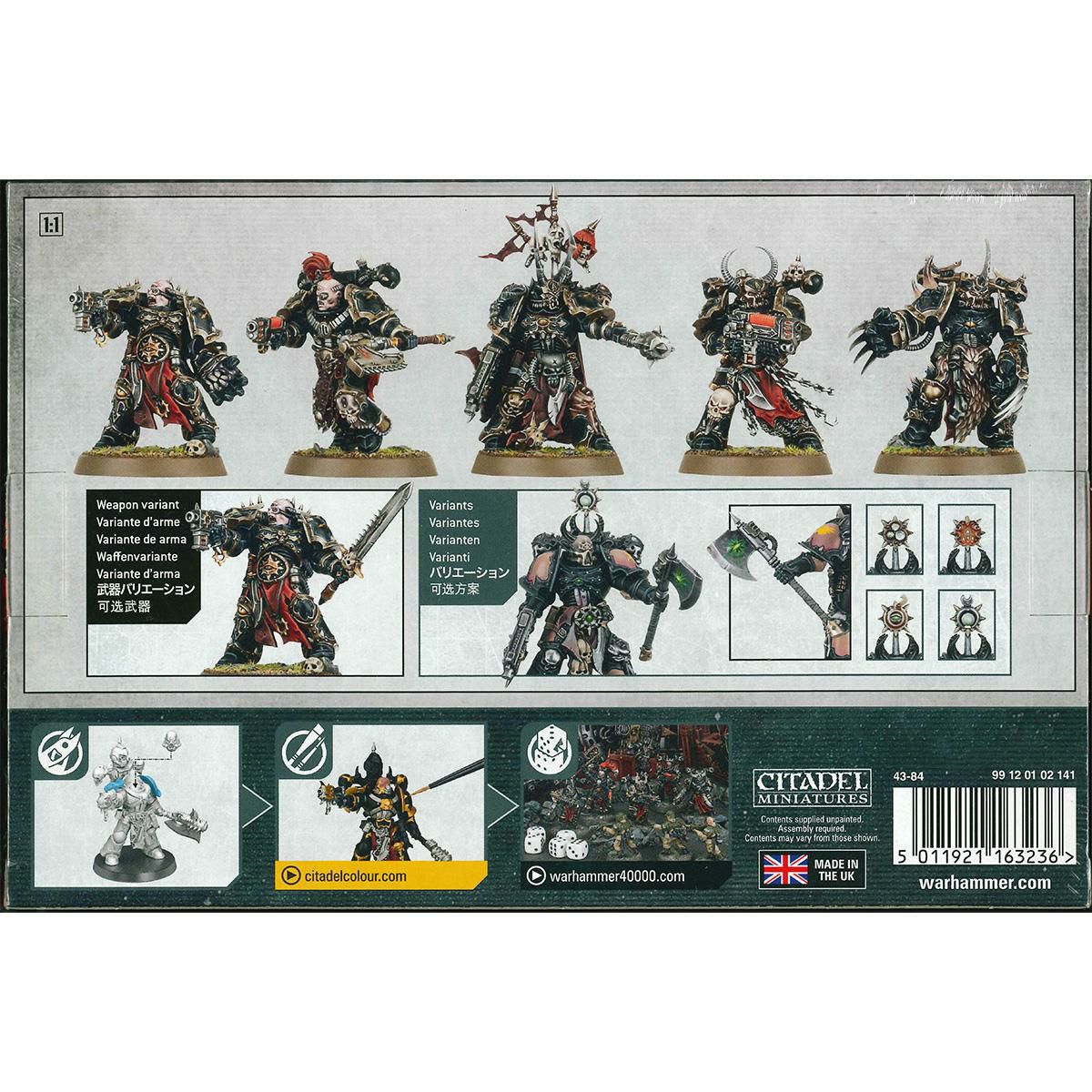 ウォーハンマー 40k ケイオス・スペースマリーン：チョーズン WARHAMMER 40,000 CHAOS SPACE MARINES：CHOSEN 43-84