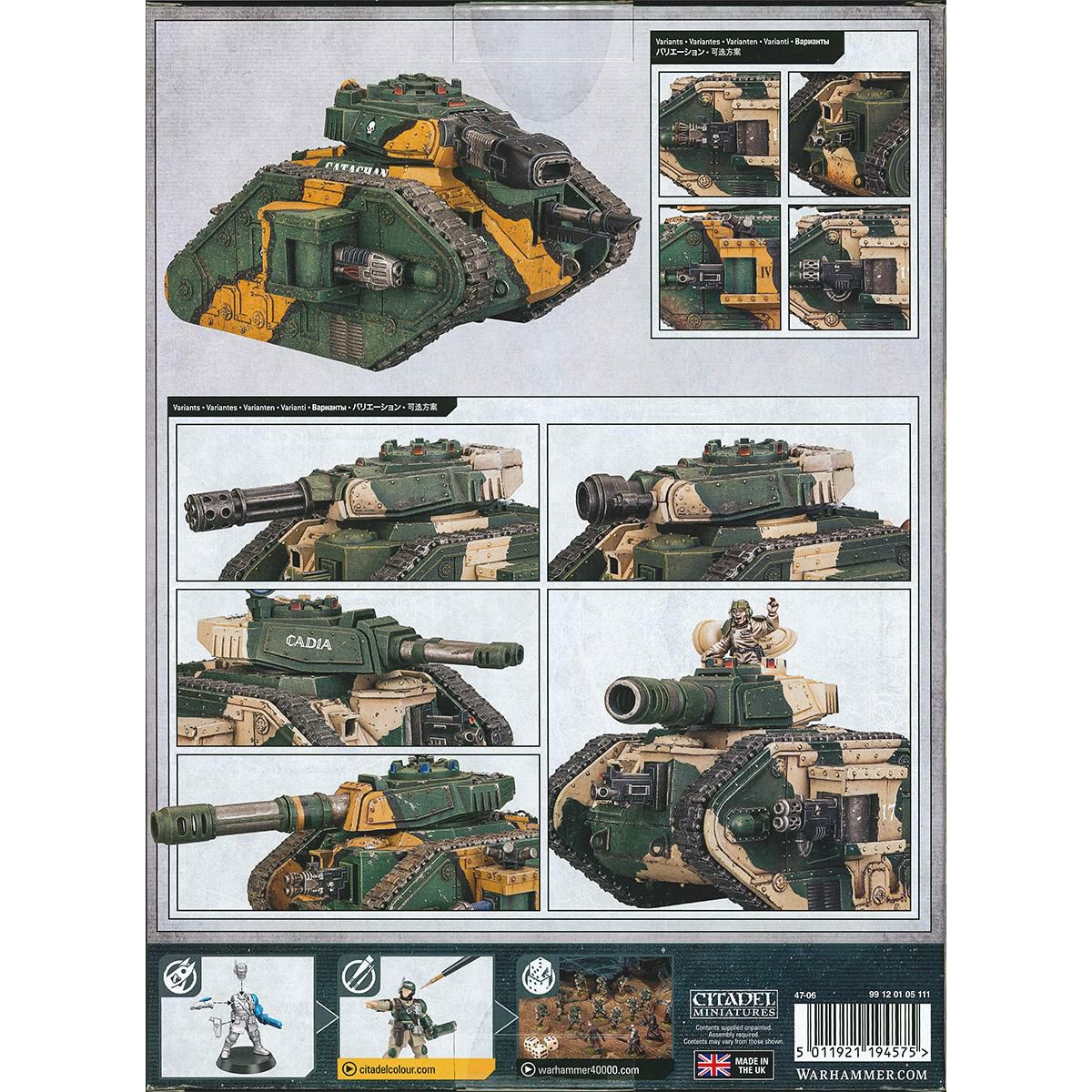 ウォーハンマー 40k アストラ・ミリタルム：レマン・ラス・バトルタンク WARHAMMER 40,000 ASTRA MILITARUM：LEMAN RUSS BATTLE TANK 47-06