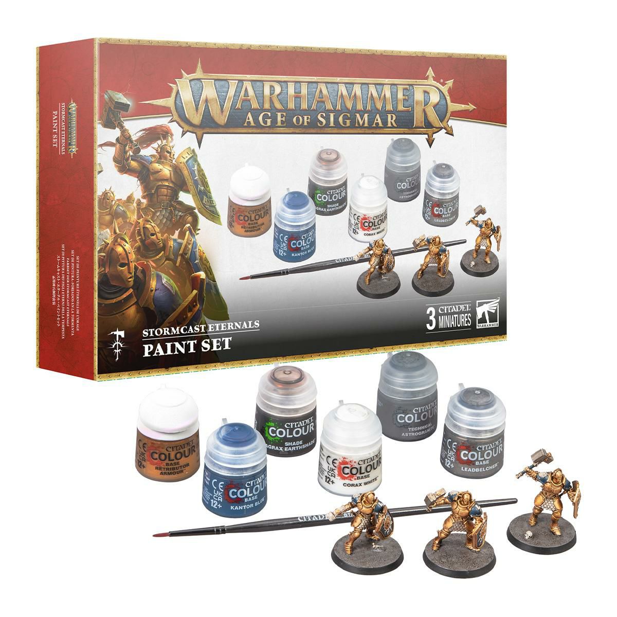ウォーハンマー エイジ・オヴ・シグマー ストームキャスト・エターナル ヴィンディクター＋ペイントセット WARHAMMER Age of Sigmar Stormcast Eternals Vindictors Paints Set 60-10