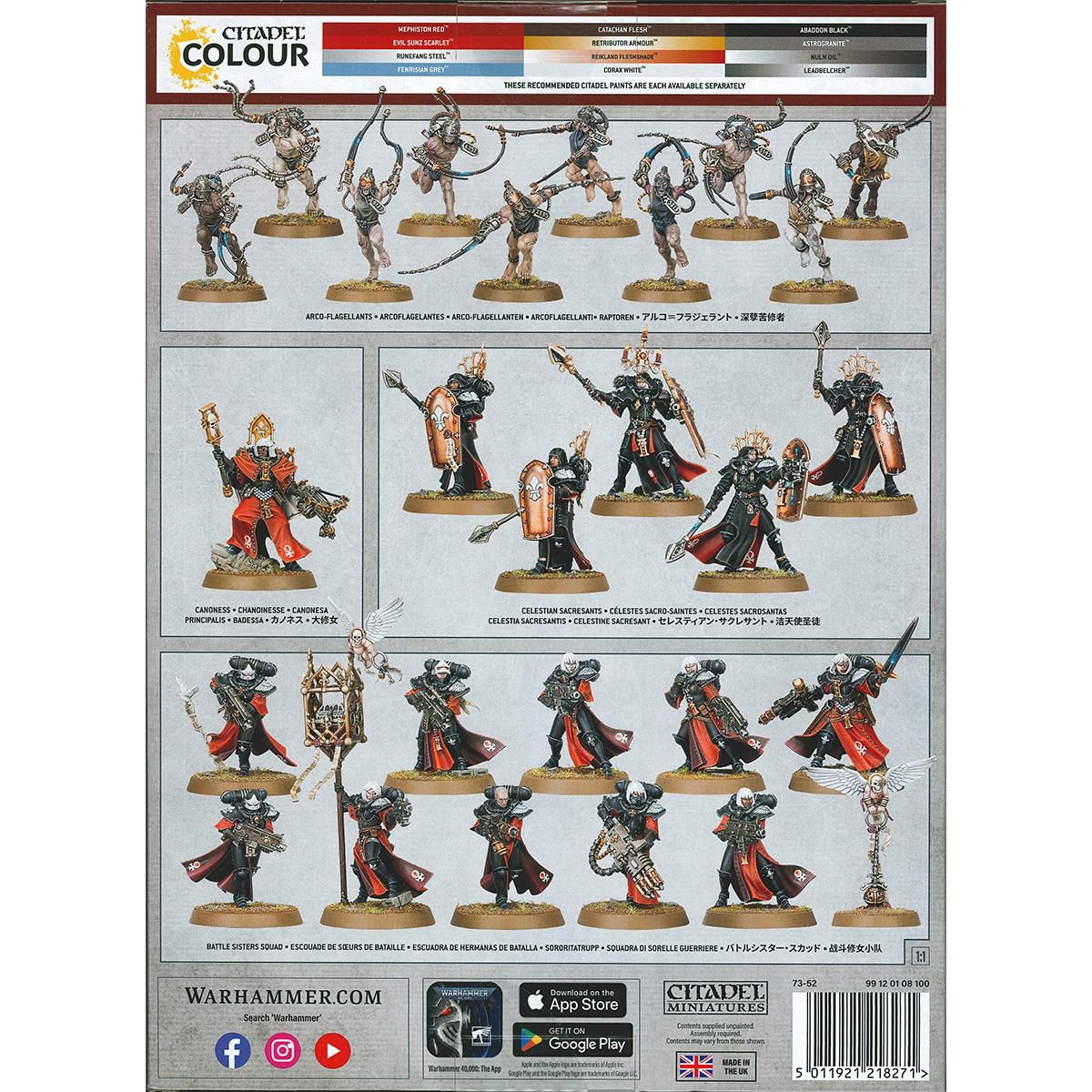 ウォーハンマー 40k コンバットパトロール：アデプタ・ソロリタス WARHAMMER 40,000 COMBAT PATROL:ADEPTA SORORITAS 73-52