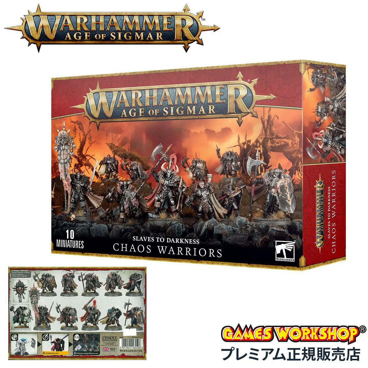 ウォーハンマー エイジ・オヴ・シグマー スレイヴ・トゥ・ダークネス：ケイオス・ウォリアー WARHAMMER Age of Sigmar SLAVES TO DARKNESS：CHAOS WARRIORS 83-06