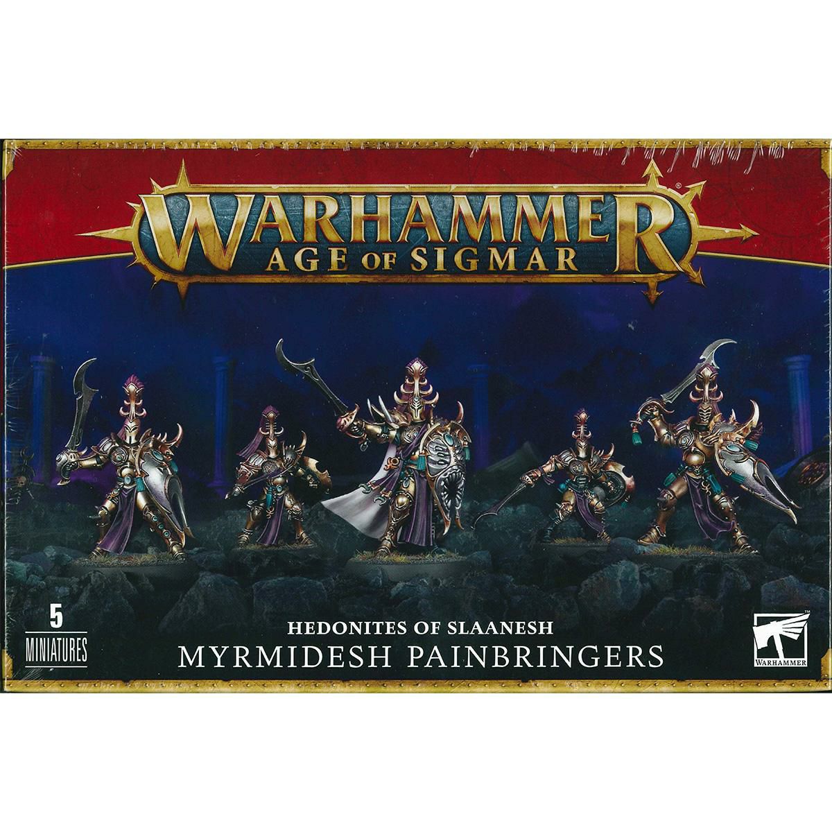 ウォーハンマー エイジ・オヴ・シグマー ヘドナイト・オヴ・スラーネッシュ：ミルミデッシュ・ペインブリンガー WARHAMMER HEDONITES OF SLAANESH：MYRMIDESH PAINBRINGERS 83-90
