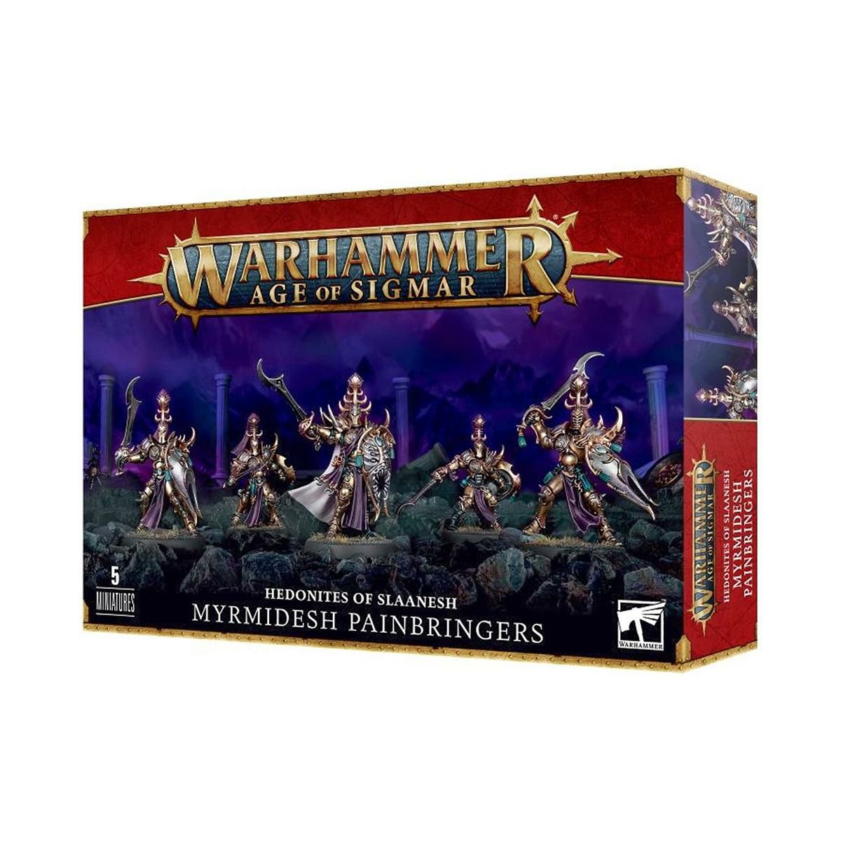 ウォーハンマー エイジ・オヴ・シグマー ヘドナイト・オヴ・スラーネッシュ：ミルミデッシュ・ペインブリンガー WARHAMMER HEDONITES OF SLAANESH：MYRMIDESH PAINBRINGERS 83-90
