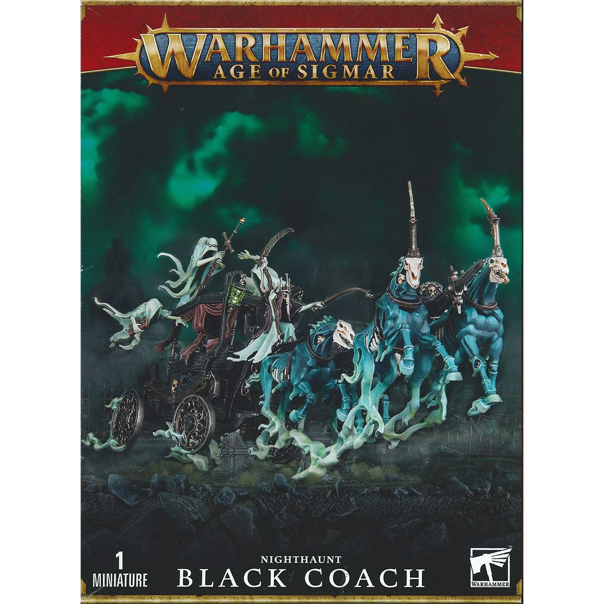 ウォーハンマー エイジ・オヴ・シグマー ナイトホーント：ブラックコーチ WARHAMMER Age of Sigmar NIGHTHAUNT：BLACK COACH 91-22