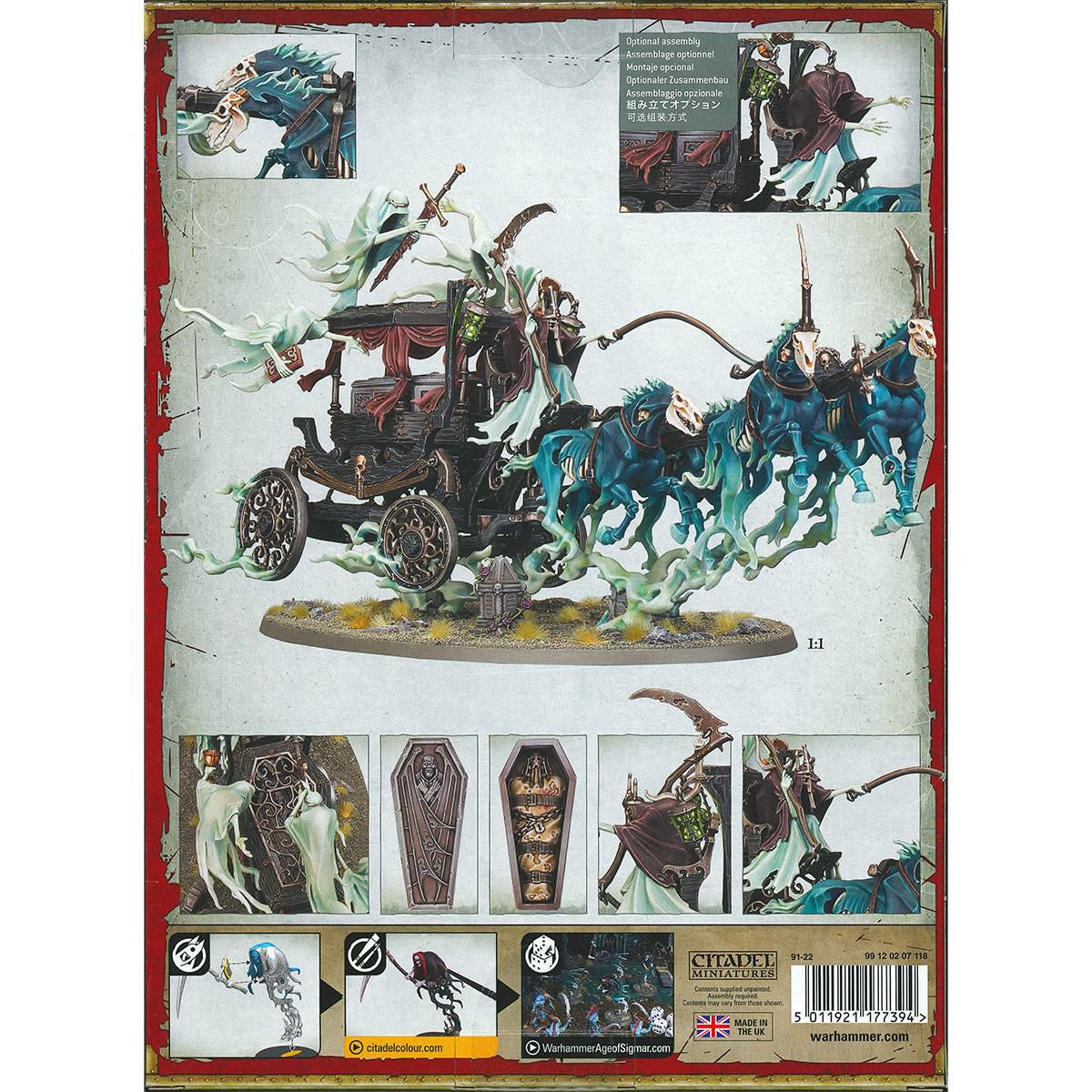 ウォーハンマー エイジ・オヴ・シグマー ナイトホーント：ブラックコーチ WARHAMMER Age of Sigmar NIGHTHAUNT：BLACK COACH 91-22