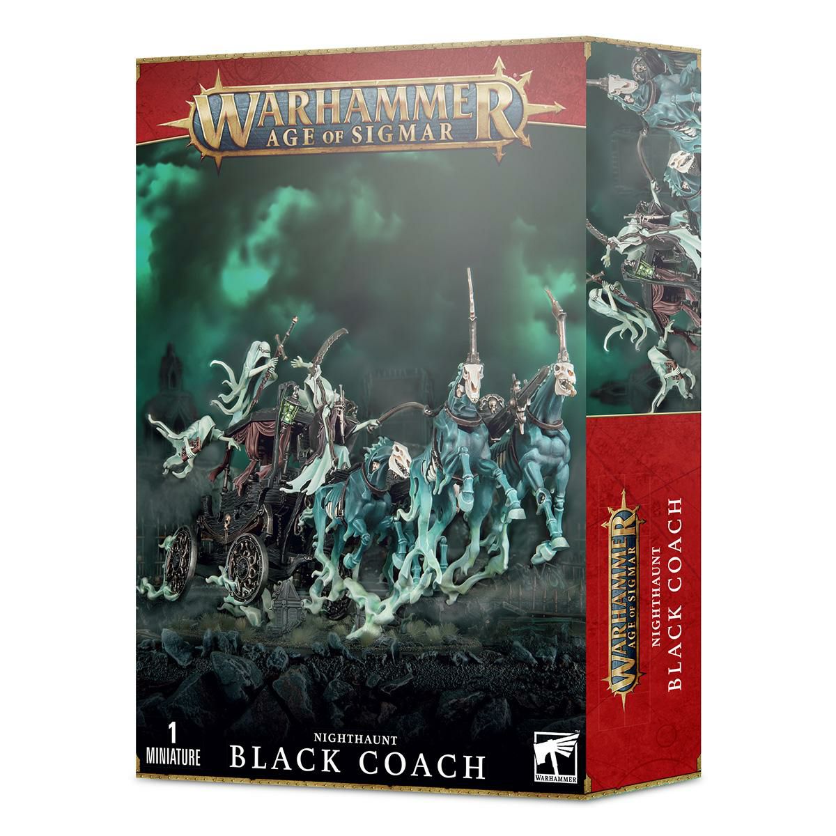 ウォーハンマー エイジ・オヴ・シグマー ナイトホーント：ブラックコーチ WARHAMMER Age of Sigmar NIGHTHAUNT：BLACK COACH 91-22