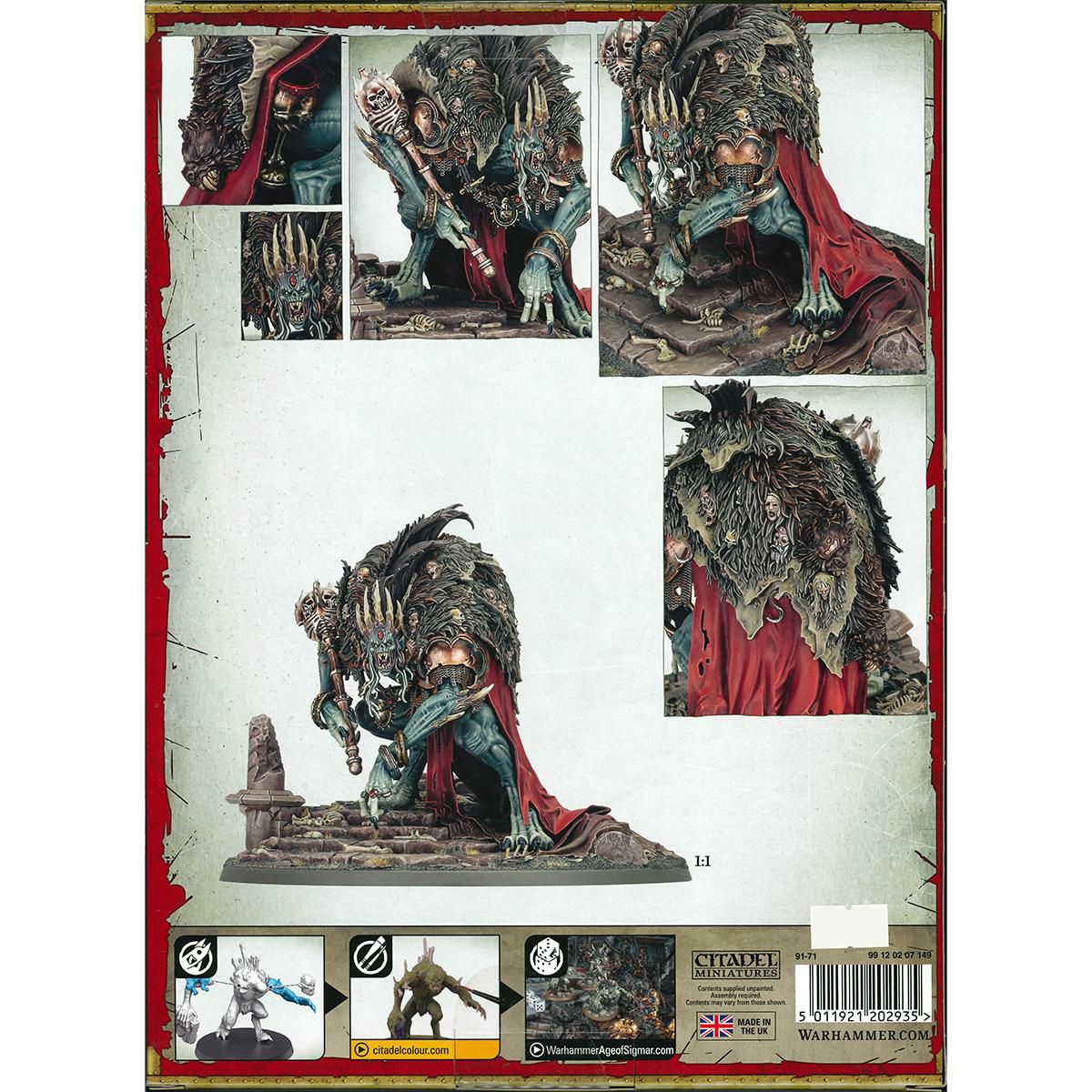 ウォーハンマー エイジ・オヴ・シグマー フレッシュイーター・コート：虚妄の御使 ウショーラン WARHAMMER Age of Sigmar FLESH-EATER COURTS: USHORAN MORTARCH OF DELUSION 91-71