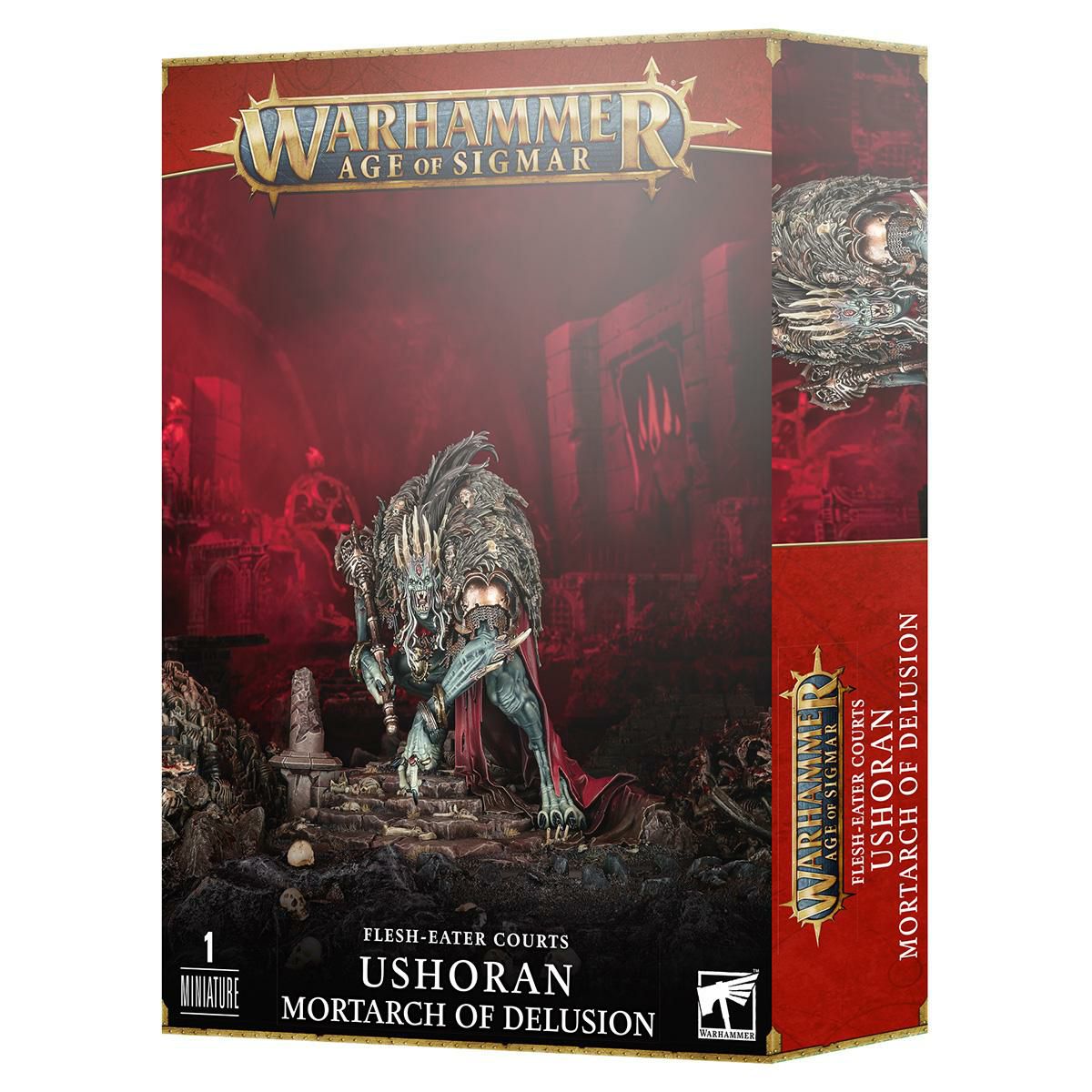 ウォーハンマー エイジ・オヴ・シグマー フレッシュイーター・コート：虚妄の御使 ウショーラン WARHAMMER Age of Sigmar FLESH-EATER COURTS: USHORAN MORTARCH OF DELUSION 91-71