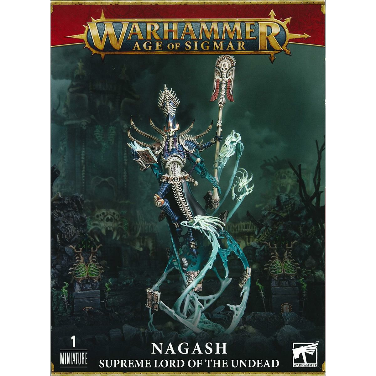 ウォーハンマー エイジ・オヴ・シグマー デスロード：不死王ナガッシュ WARHAMMER Age of Sigmar DEATHLORDS NAGASH SUPREME LORD OF UNDEAD 93-05