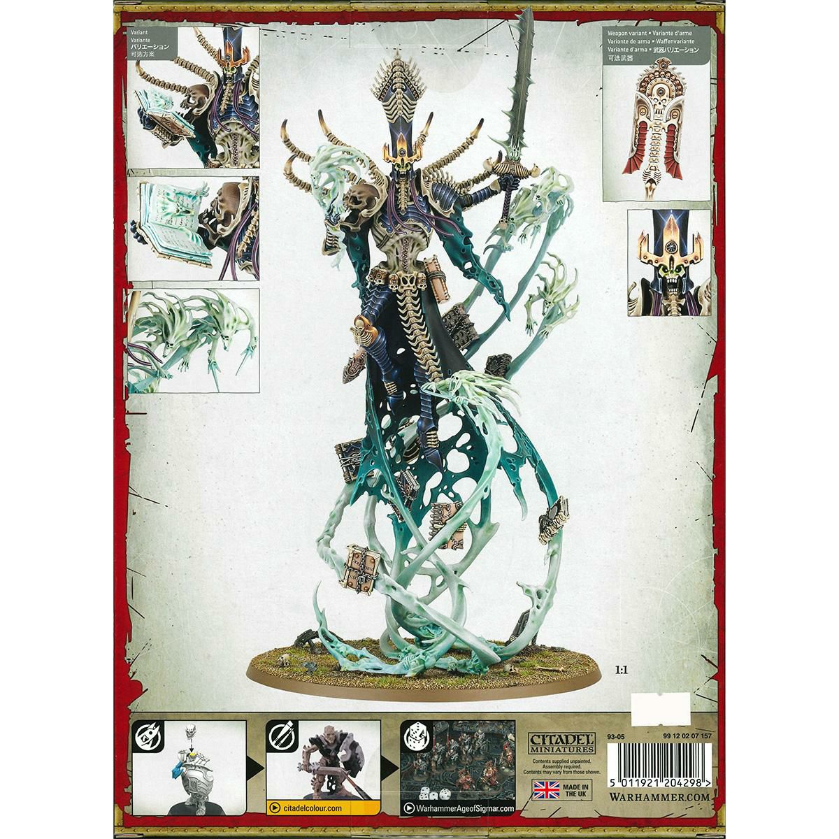ウォーハンマー エイジ・オヴ・シグマー デスロード：不死王ナガッシュ WARHAMMER Age of Sigmar DEATHLORDS NAGASH SUPREME LORD OF UNDEAD 93-05