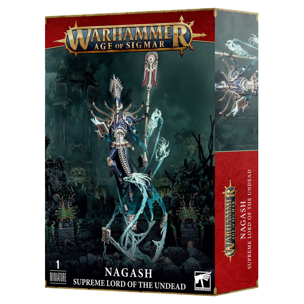 ウォーハンマー エイジ・オヴ・シグマー デスロード：不死王ナガッシュ WARHAMMER Age of Sigmar DEATHLORDS NAGASH SUPREME LORD OF UNDEAD 93-05