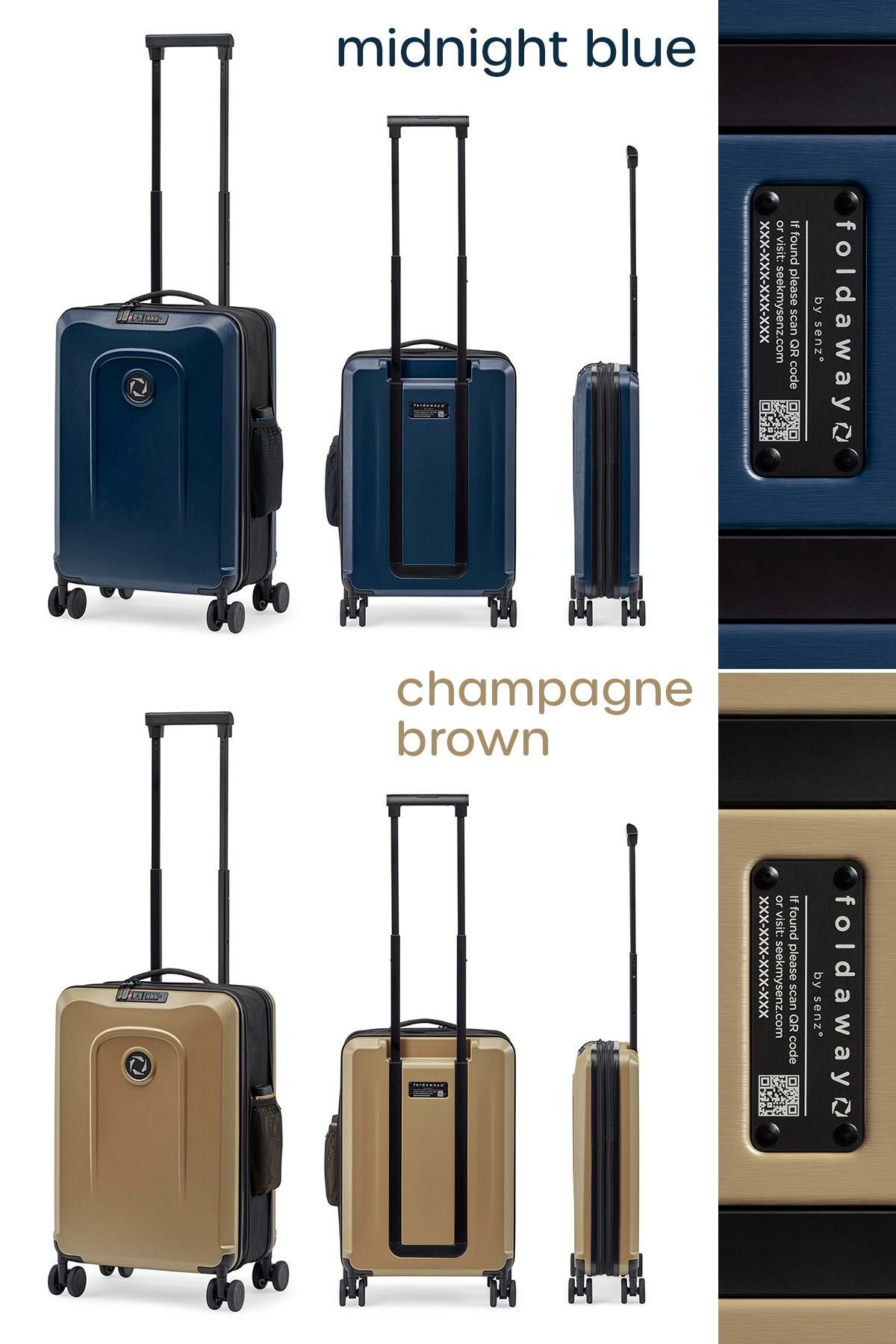 senz° foldaway スーツケース  carry-on-trolley