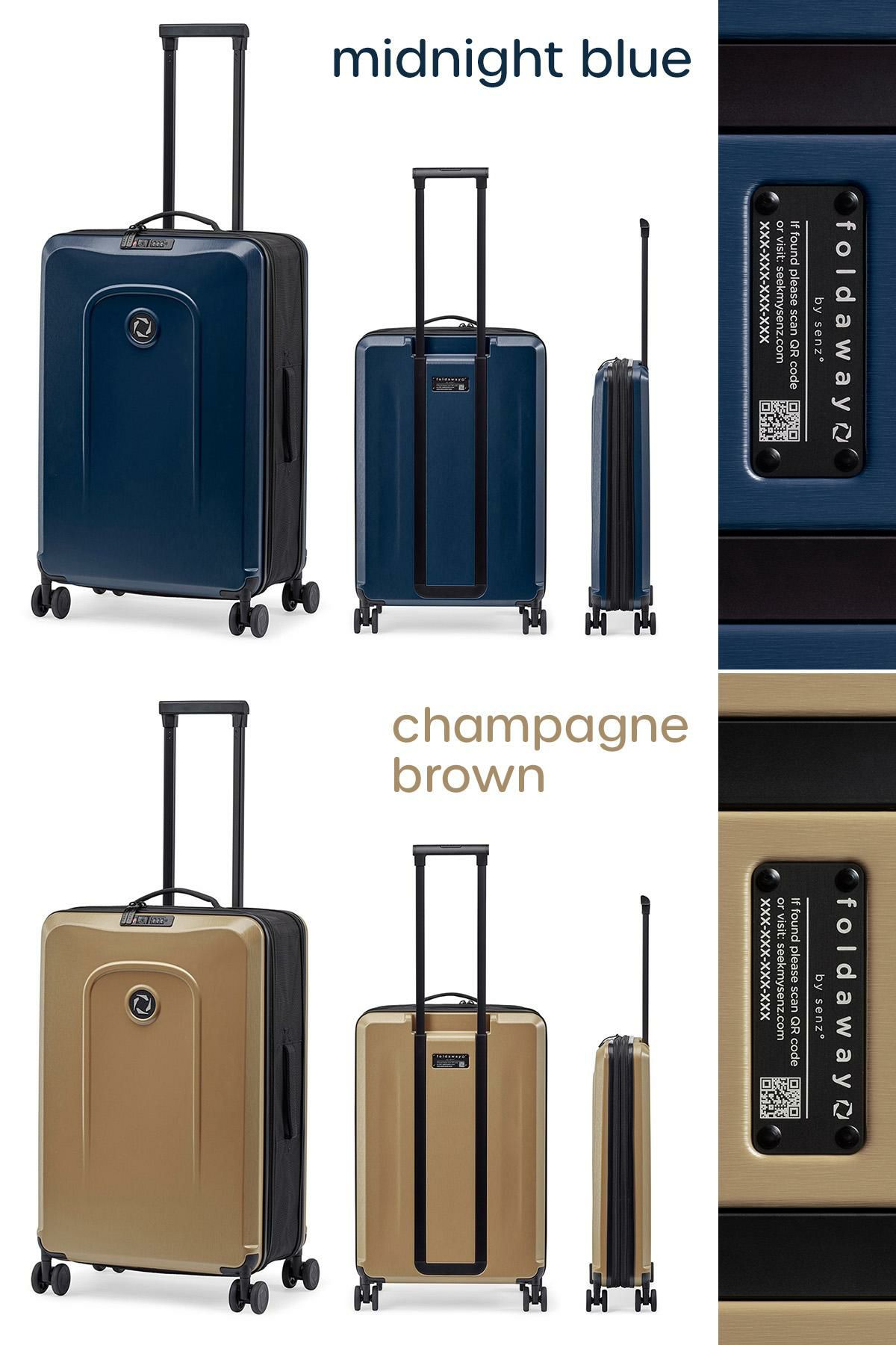 senz° foldaway スーツケース  check-in