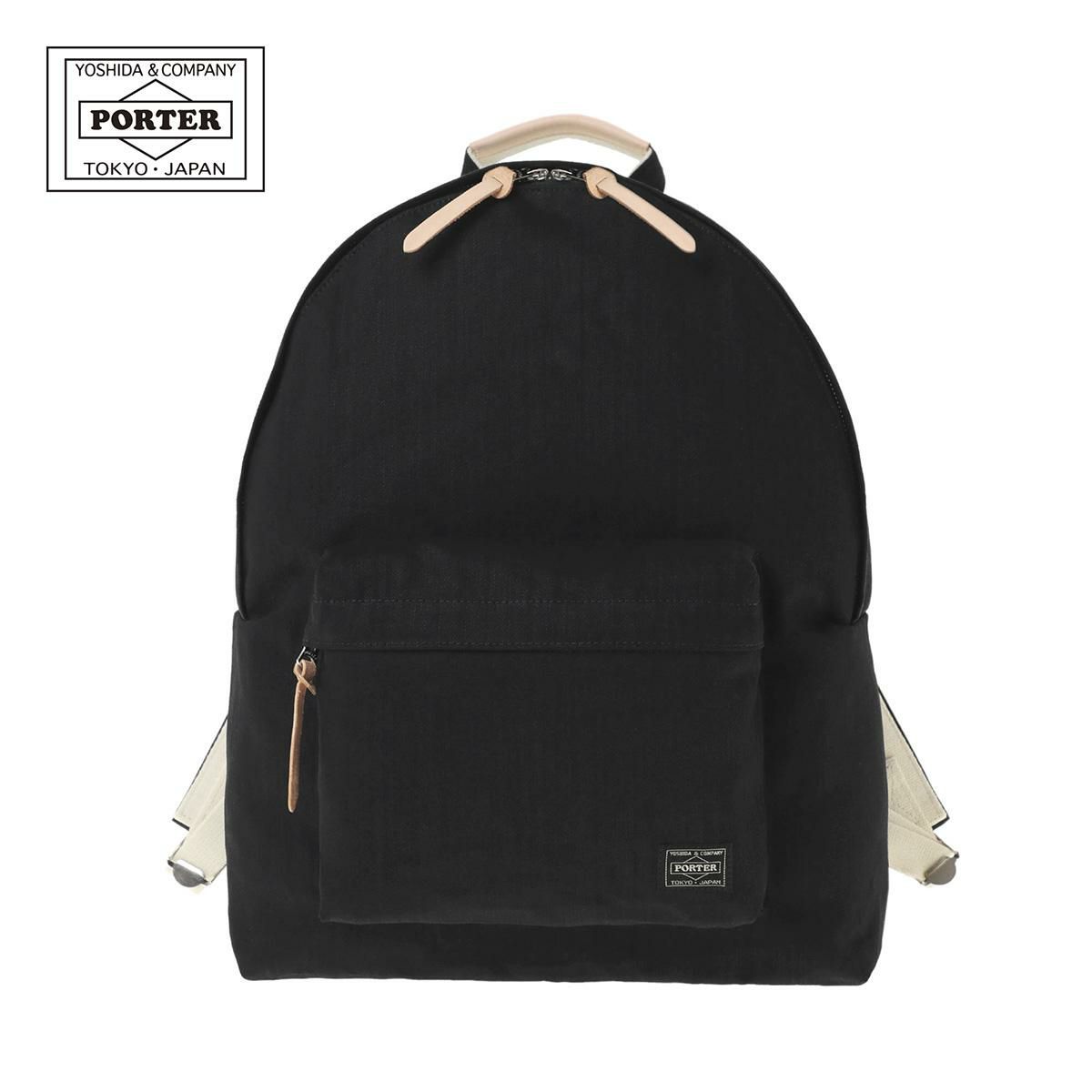 ポーター ノアール リュック PORTER NOIR 895-15157 デイパック 軽量 日本製 デニム生地 通勤 通学 旅行 黒 DAYPACK 16L A4