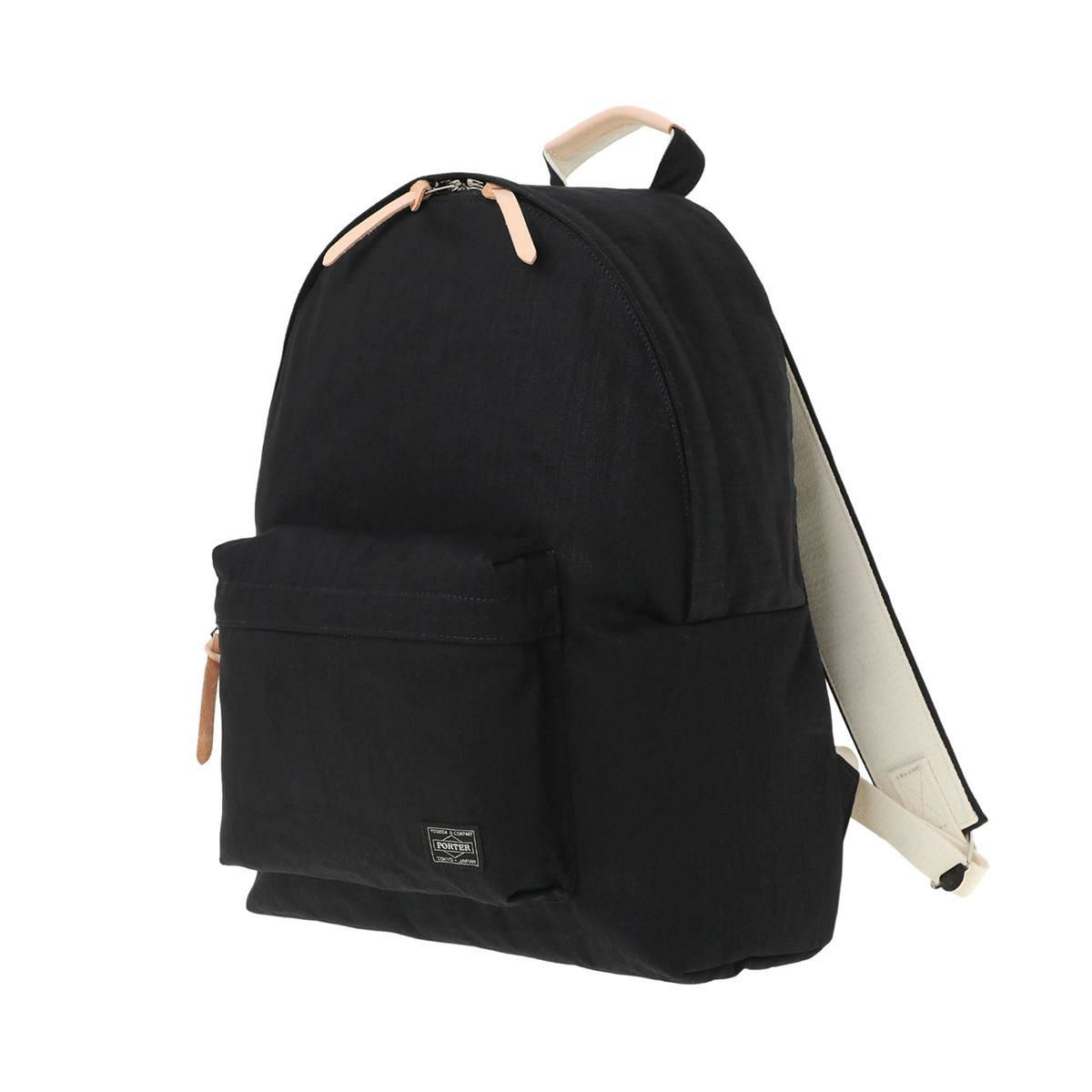 ポーター ノアール リュック PORTER NOIR 895-15157 デイパック 軽量 日本製 デニム生地 通勤 通学 旅行 黒 DAYPACK 16L A4