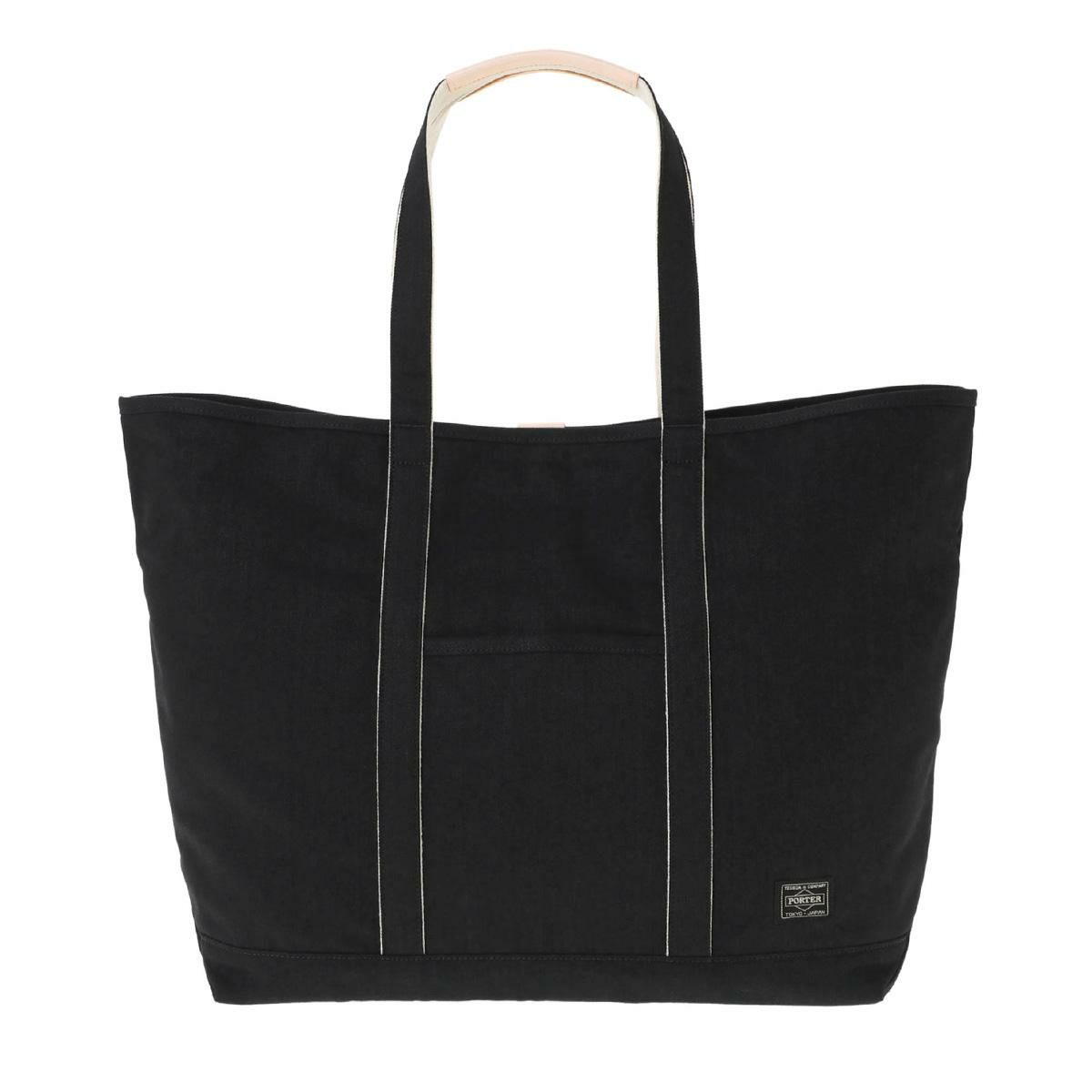 ポーター ノアール トートバッグ PORTER NOIR 895-15158 大容量 軽量 日本製 デニム生地 肩掛け 大きめ TOTE BAG(L) 31L