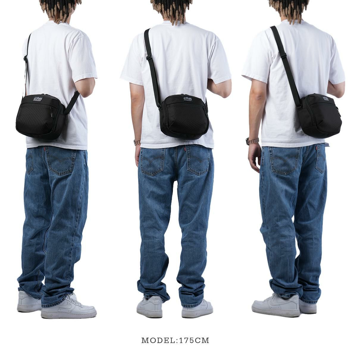 マンハッタンポーテージ ブラックレーベル バリスティック ショルダーバッグ Manhattan Portage BLACK LABEL mp2443bl