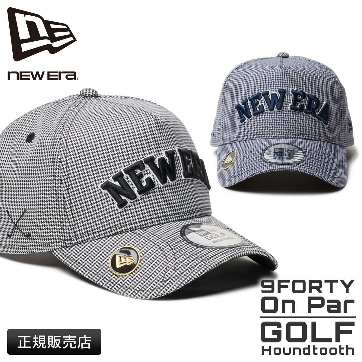 ニューエラ ゴルフ Houndstooth 940 帽子 NEW ERA GOLF gf940afop