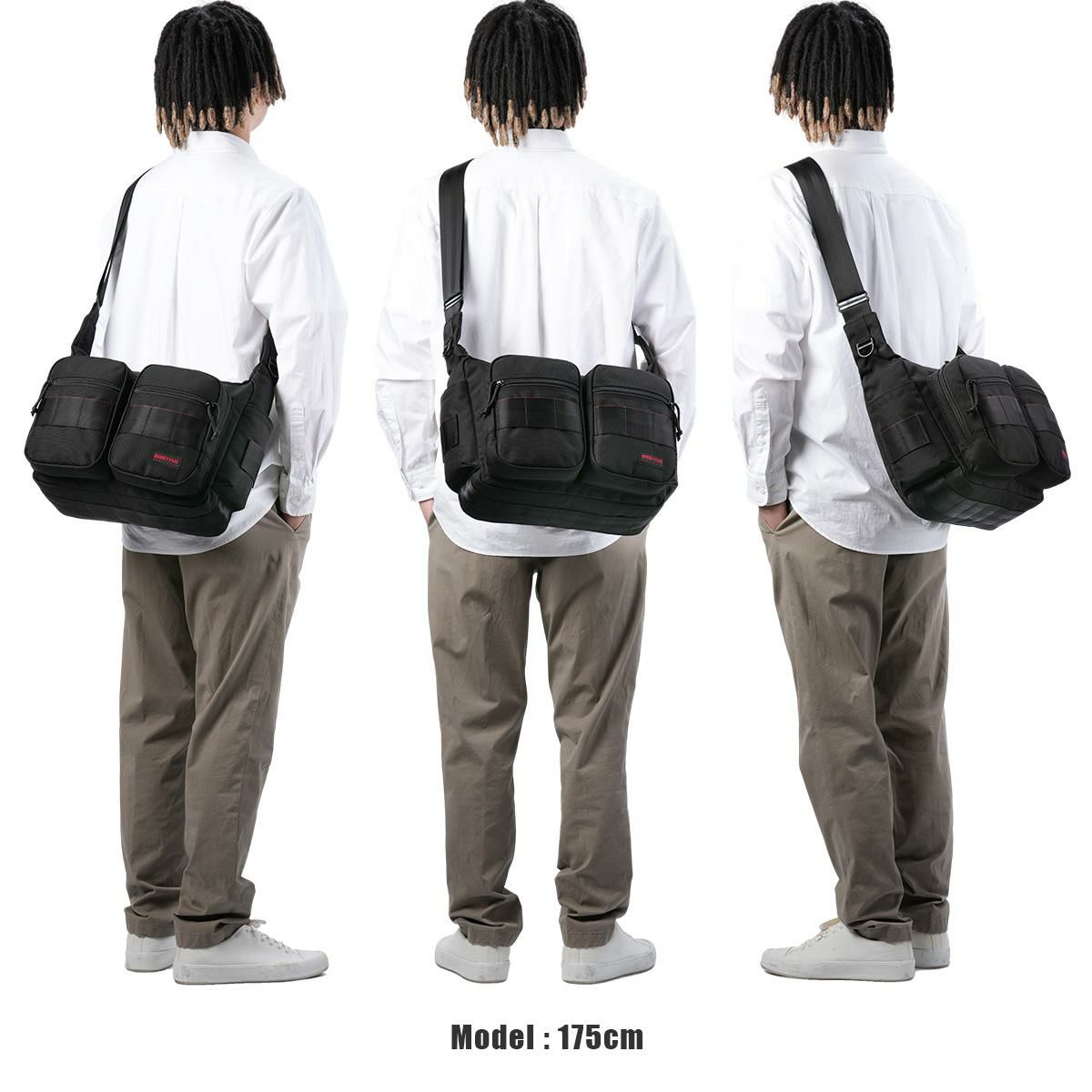 ブリーフィング USA ショルダーバッグ BRIEFING courier-should-m