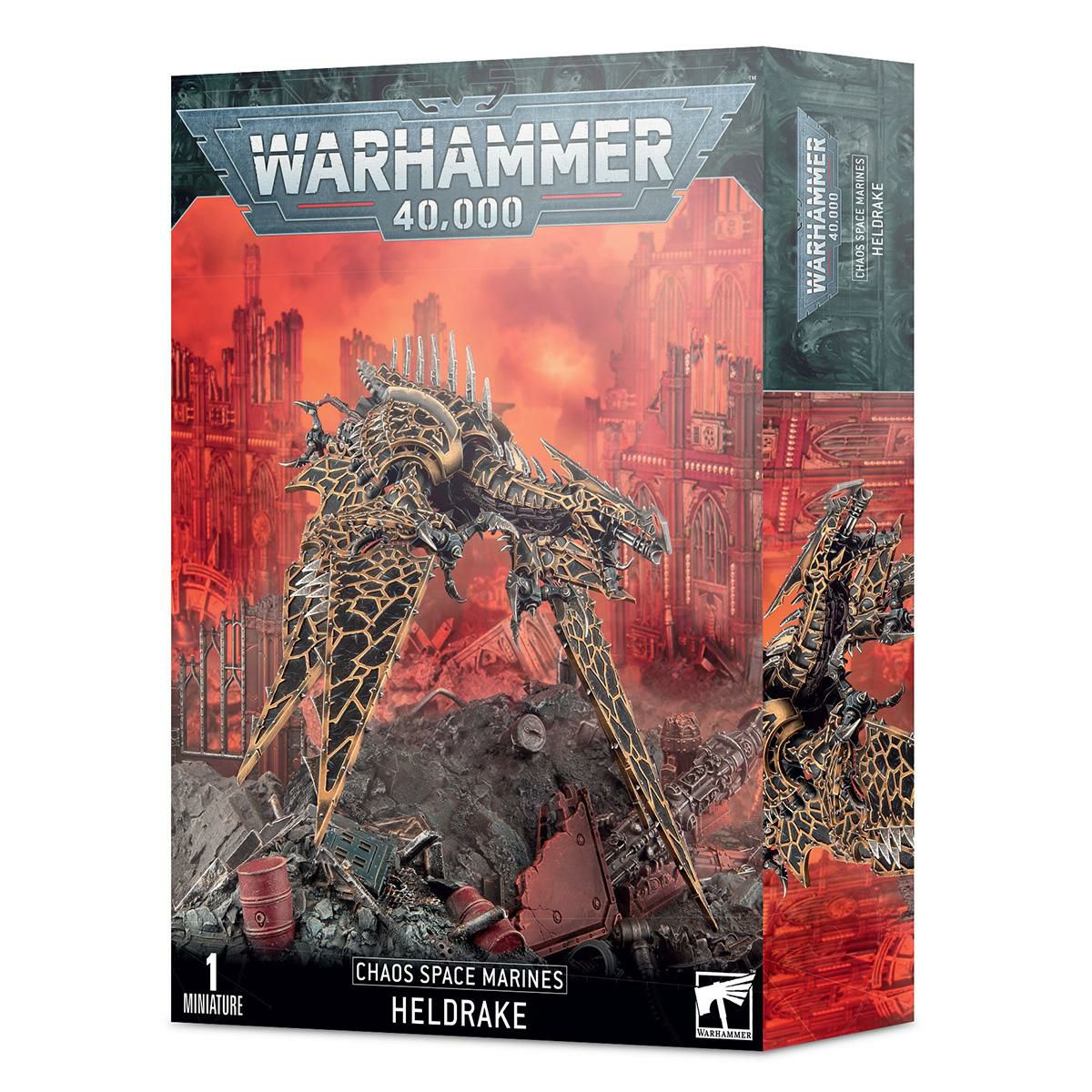 ウォーハンマー 40k ケイオス・スペースマリーン：ヘルドレイク WARHAMMER 40,000 CHAOS SPACE MARINES: Heldrake 43-15