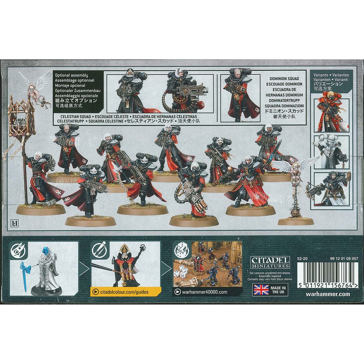 ウォーハンマー 40k アデプタ・ソロリタス：バトルシスター スカッド WARHAMMER 40,000 ADEPTA SORORITAS:BATTLE SISTERS SQUAD 52-20