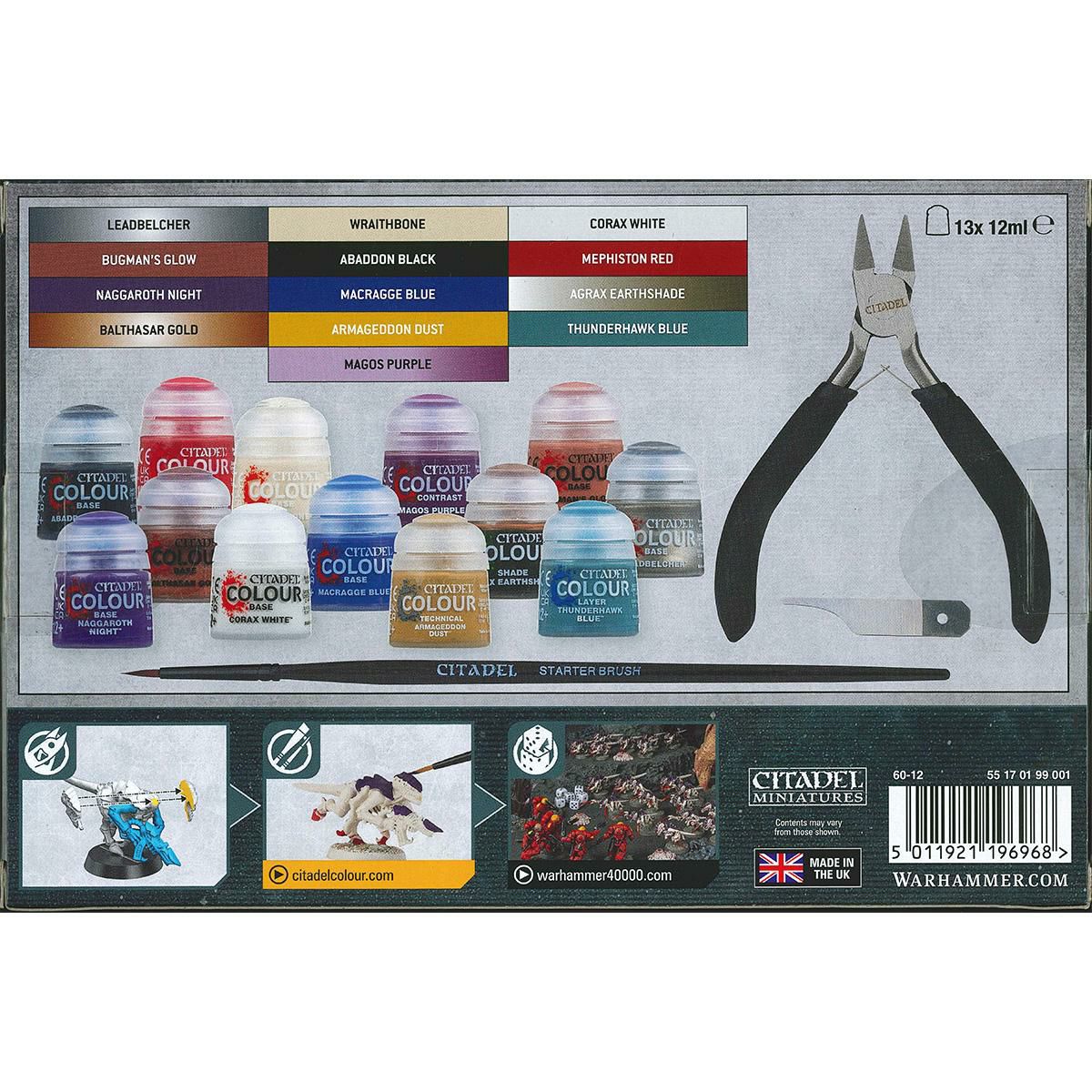 ウォーハンマー 40k ペイント＋ツールセット WARHAMMER 40,000 PAINTS+TOOLS SET 60-12