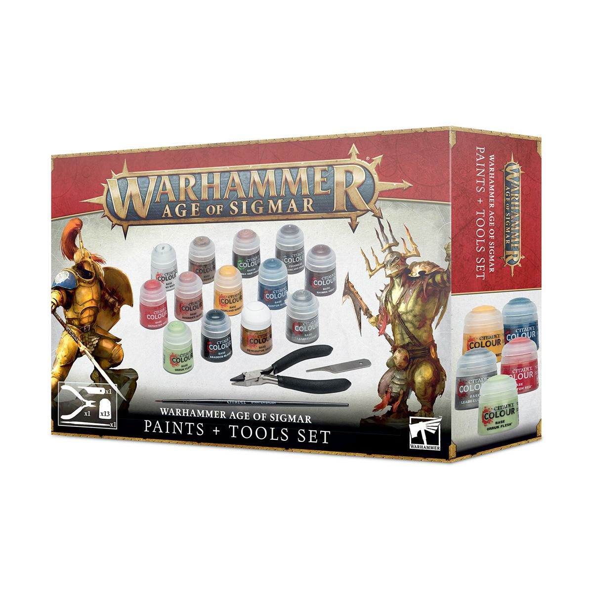 ウォーハンマー エイジ・オヴ・シグマー：ペイント＋ツールセット WARHAMMER Age of Sigmar：PAINTS+TOOLS 80-17