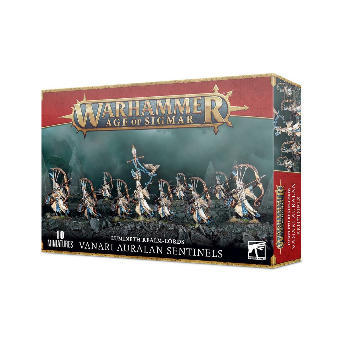 ウォーハンマー エイジ・オヴ・シグマー ルミネス・レルムロード：ヴァナーリ・オーララン・センチネル WARHAMMER Age of Sigmar LUMINETH REALM-LORDS：VANARI AURALAN SENTINELS 87-58