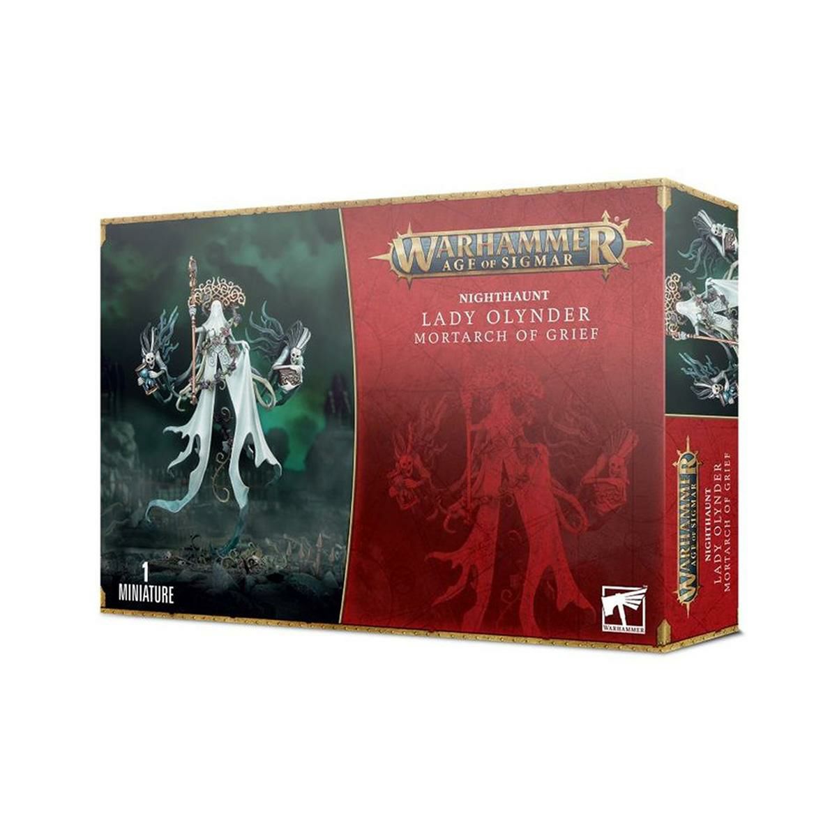 ウォーハンマー エイジ・オヴ・シグマー ナイトホーント： "嘆きの御使" レディ・オリンダー WARHAMMER Age of Sigmar NIGHTHAUNT：LADY OLYNDER MORTARCH OF GRIEF 91-25