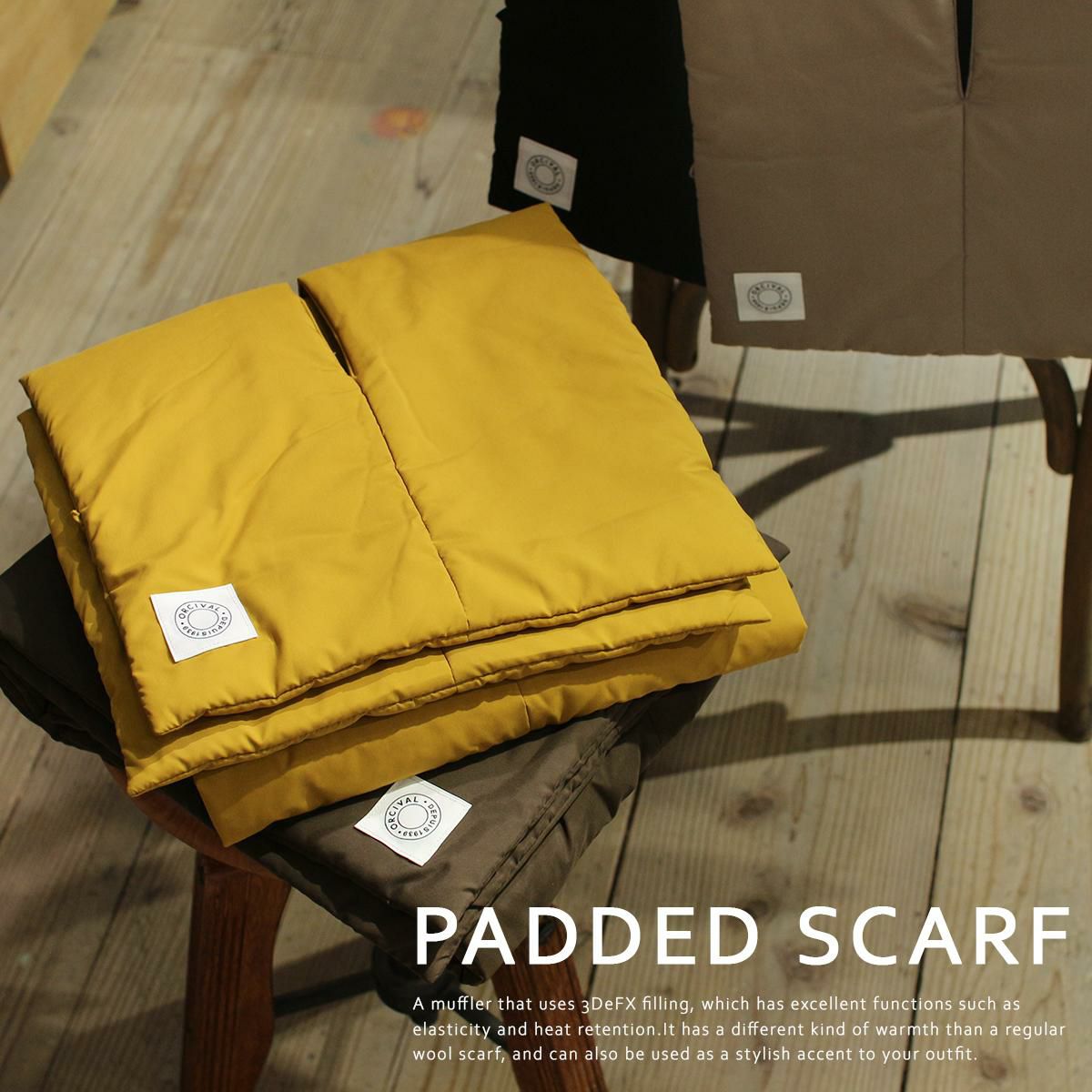 オーシバル  マフラー btt-padded-scarf