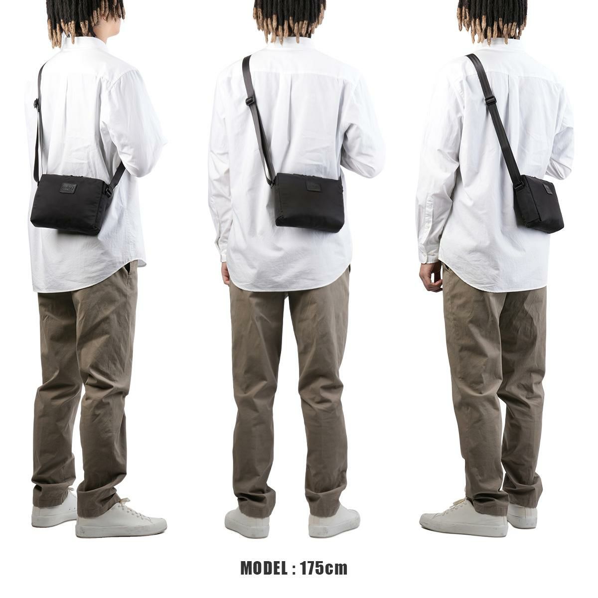 マンハッタンポーテージ ブラックレーベル ツイルナイロン ショルダーバッグ Manhattan Portage BLACK LABEL mp1488-2twlbl