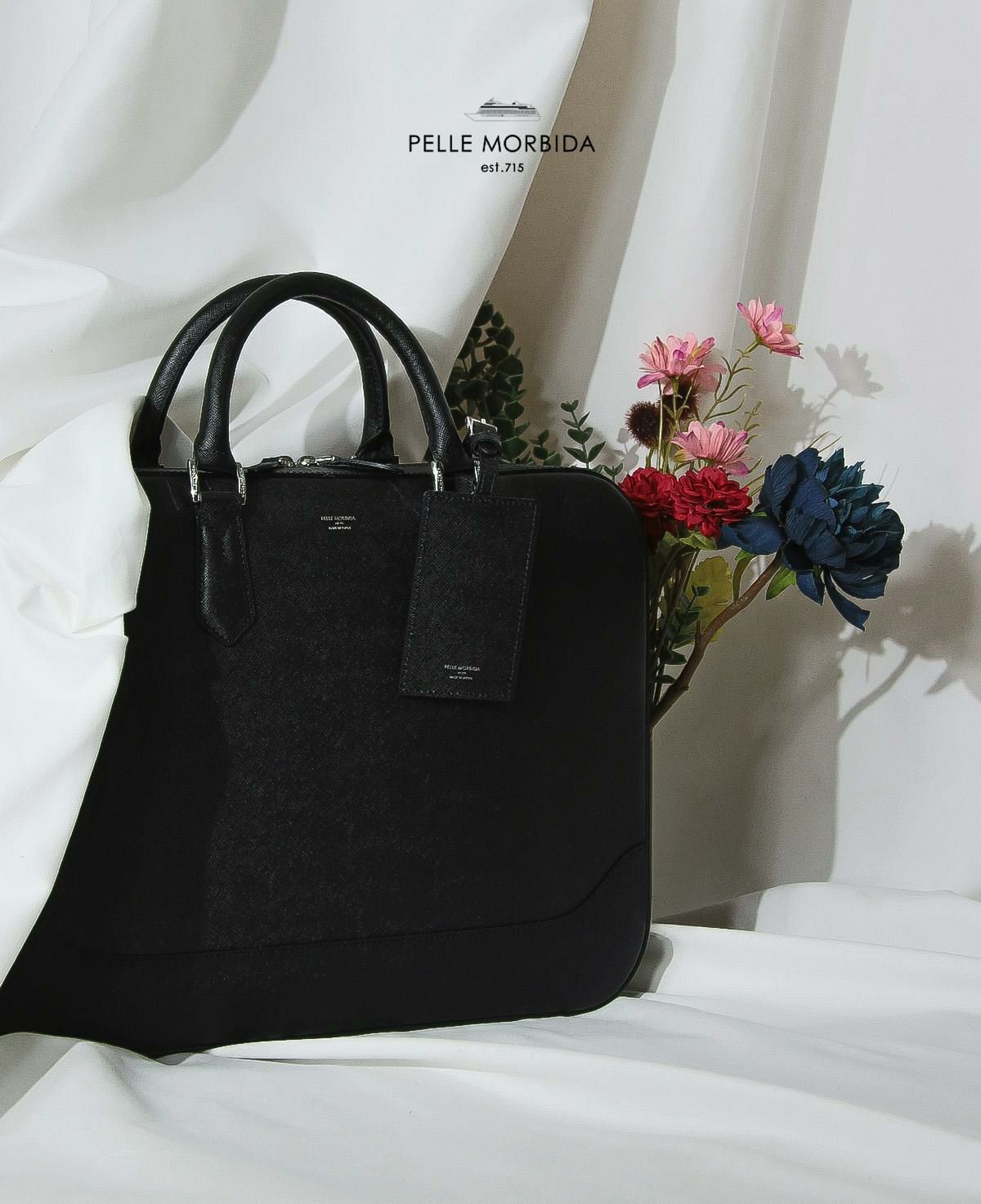 ペッレモルビダ キャピターノ ブリーフケース PELLE MORBIDA pmo-ca018