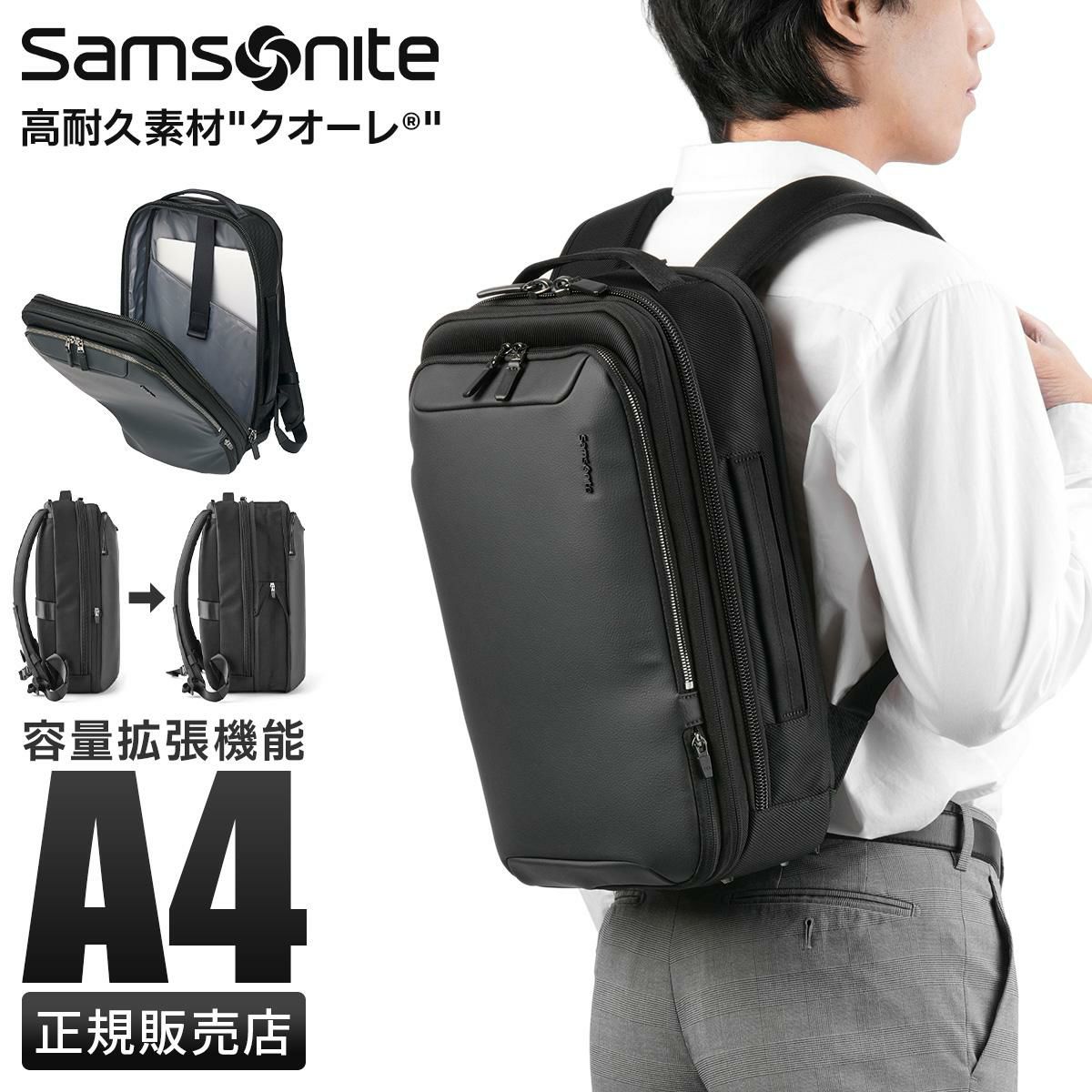 サムソナイト JET BIZ 3 ビジネスリュック Samsonite qz8-001