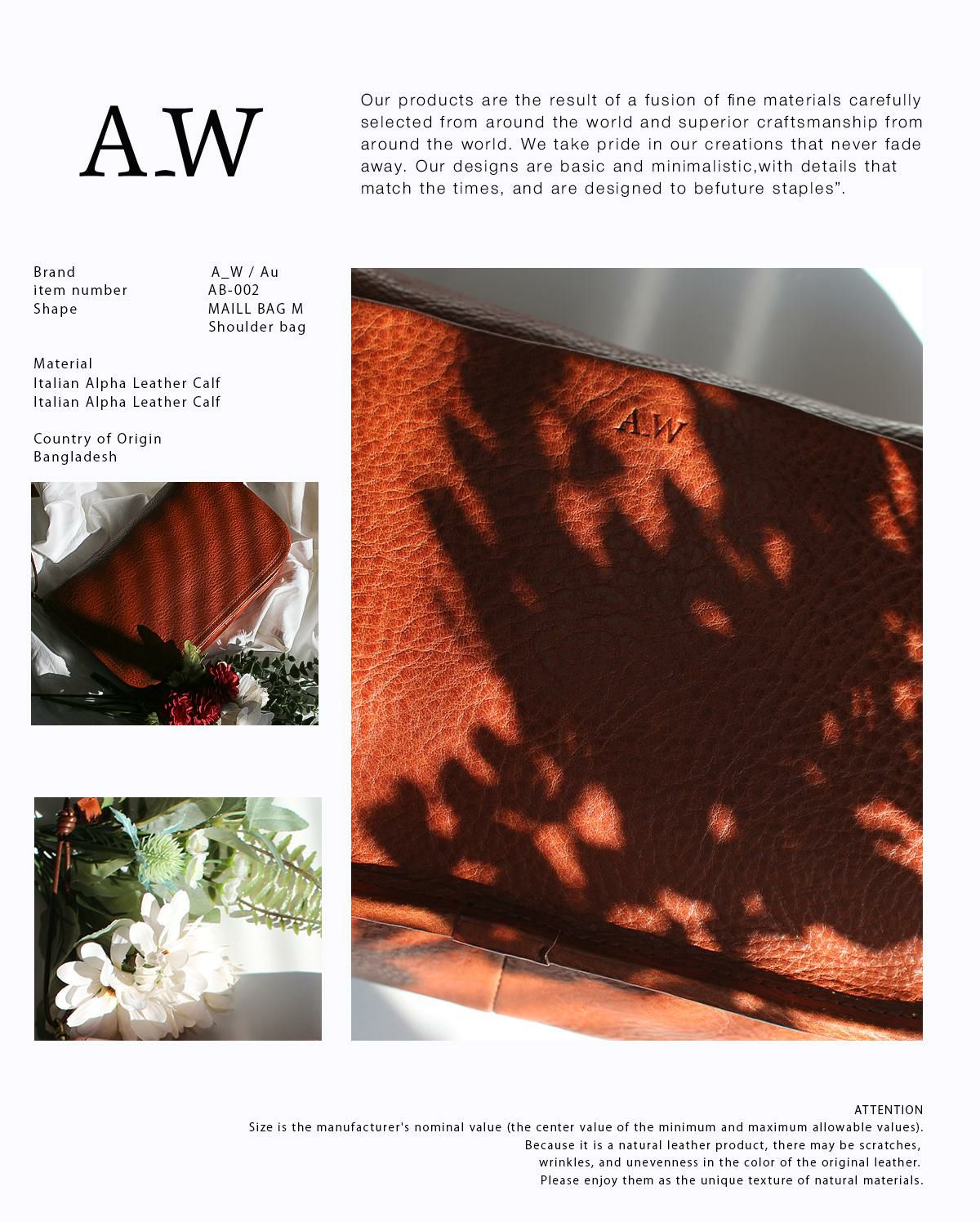 A_W  ショルダーバッグ  ab-002