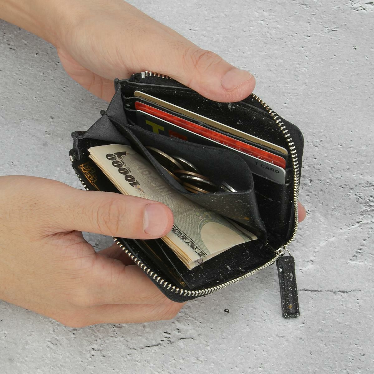 クルニー ミカゲ 二つ折り財布  crmk-05