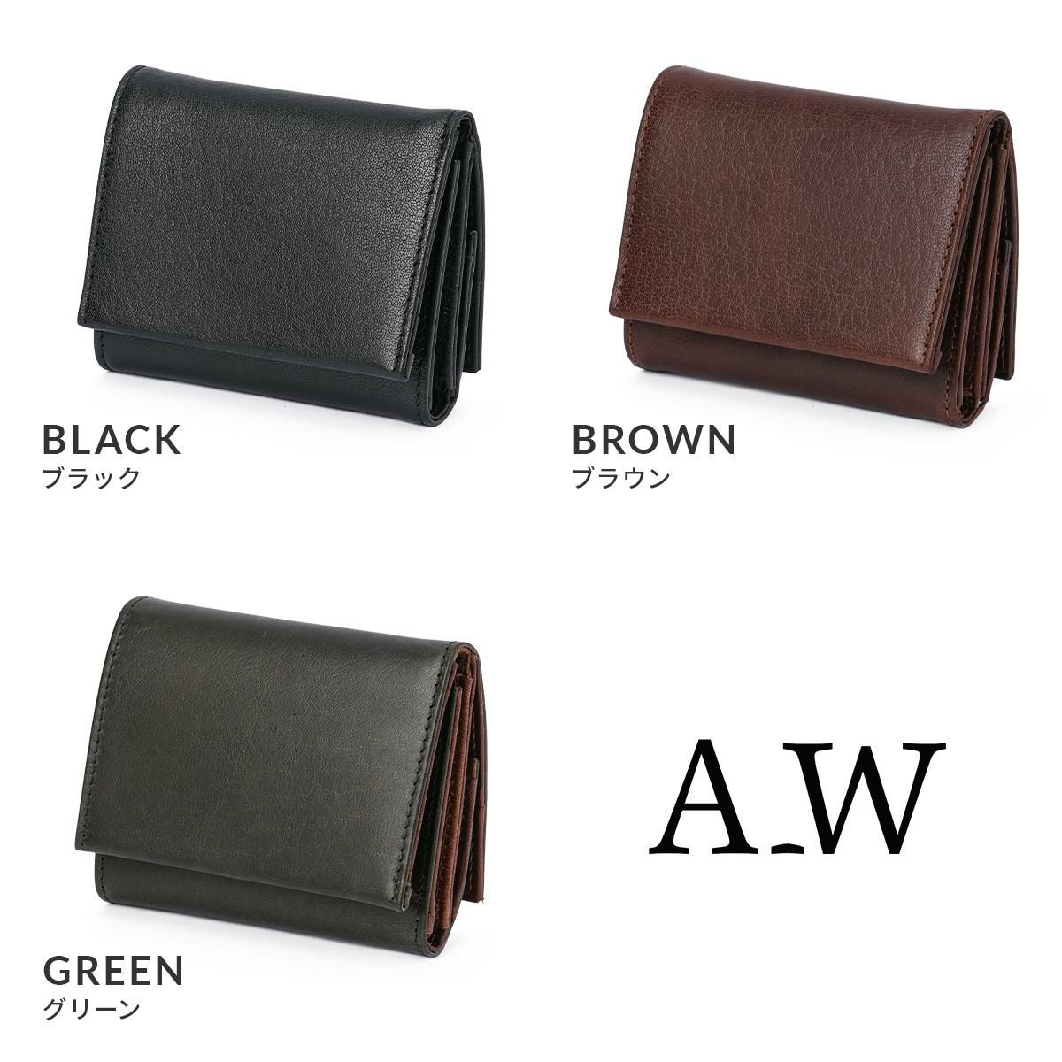 A_W  三つ折り財布  ap-004