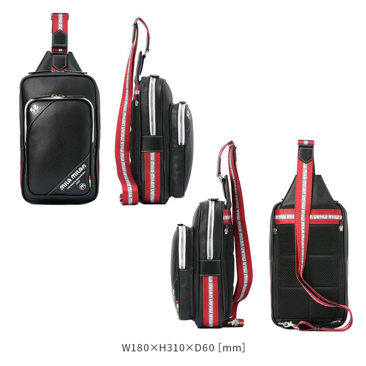ミラミラン トラスト ボディバッグ mila milan mila-260921
