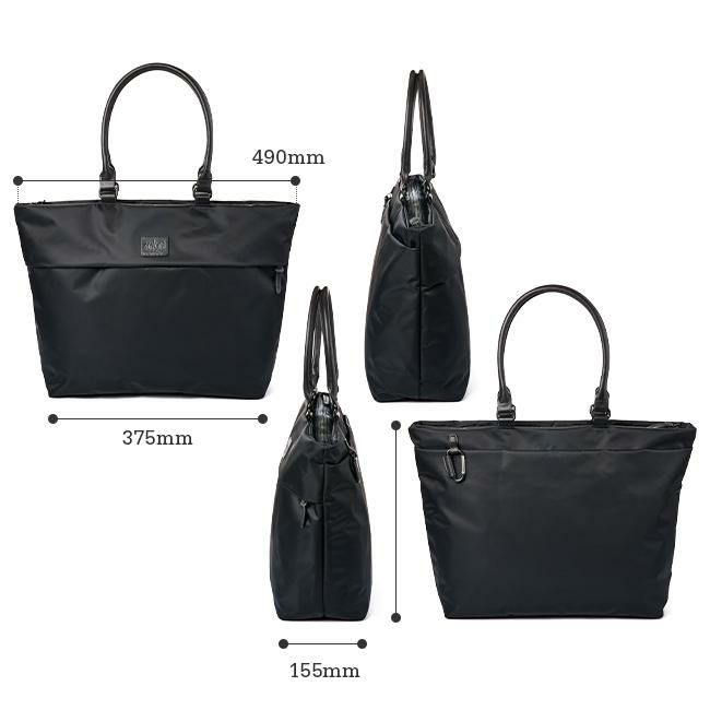 マンハッタンポーテージ ブラックレーベル ツイルナイロン トートバッグ Manhattan Portage BLACK LABEL mp1338twlbl