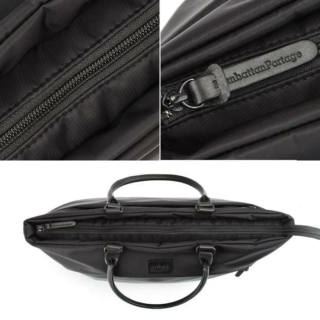 マンハッタンポーテージ ブラックレーベル ツイルナイロン トートバッグ Manhattan Portage BLACK LABEL mp1338twlbl