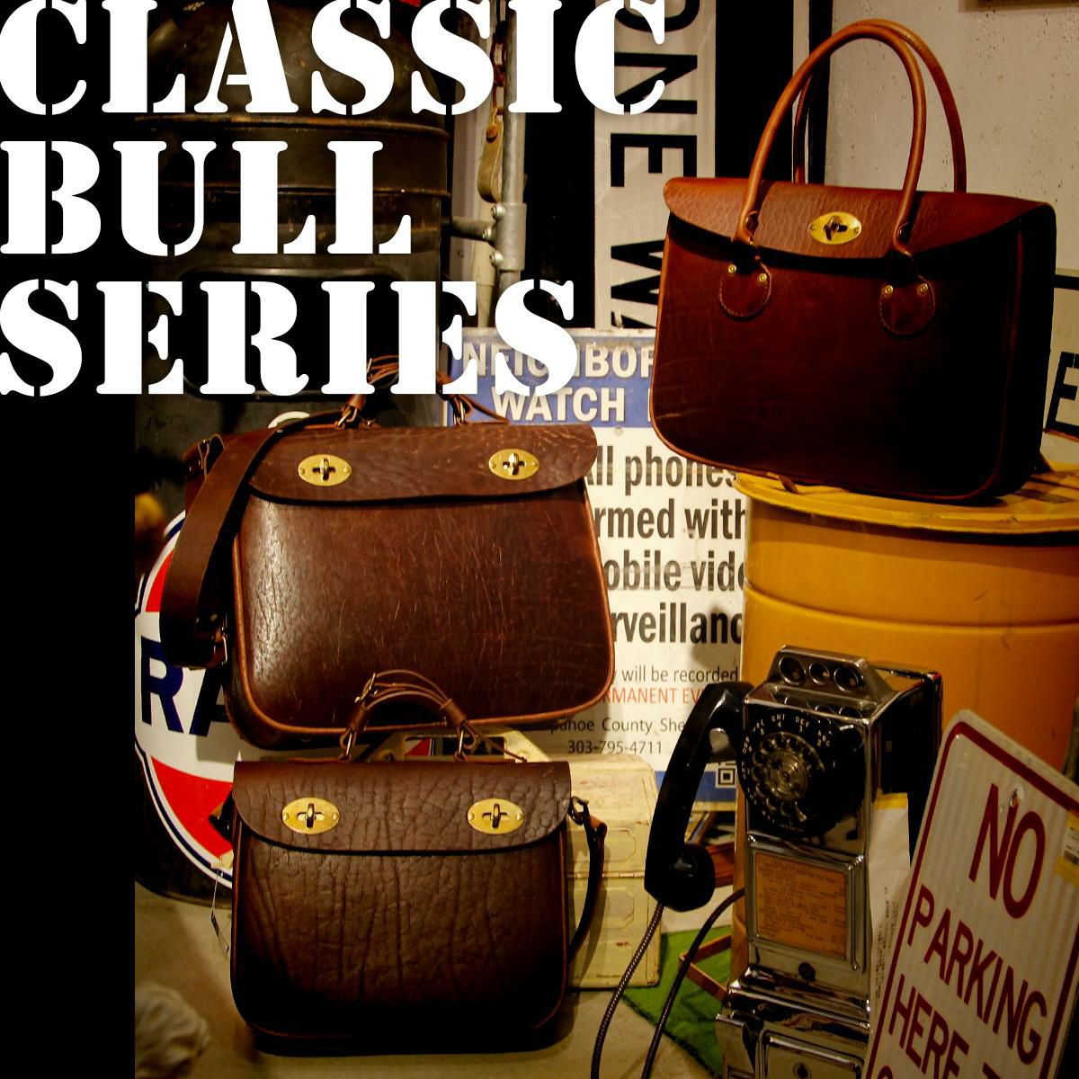 KIGO Classic Bull ショルダーバッグ  kgbg1603-bul