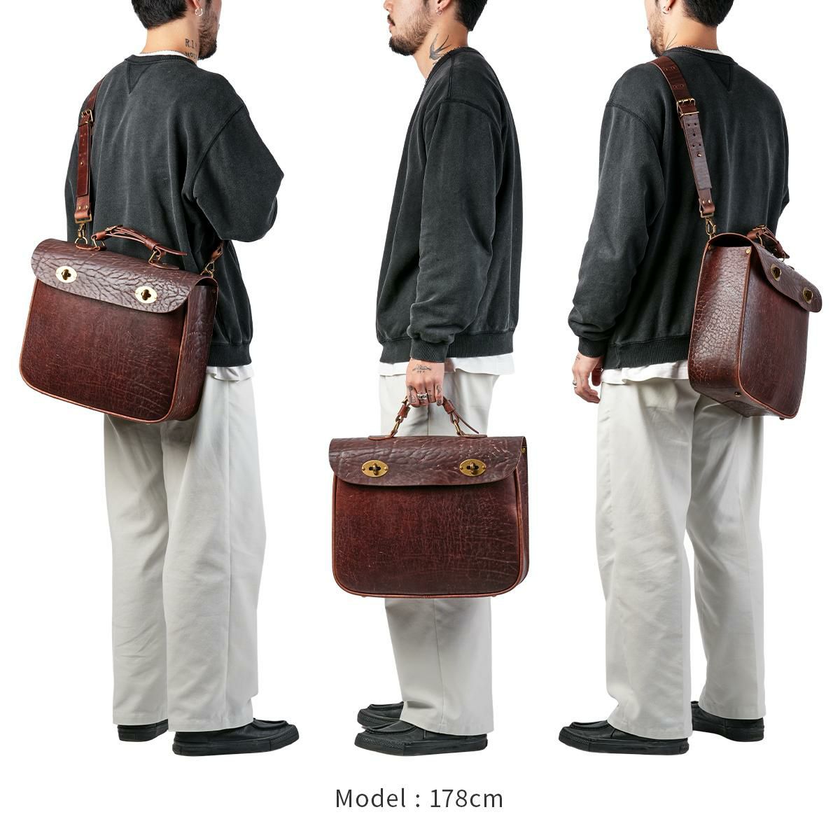 KIGO Classic Bull ショルダーバッグ  kgbg1603-bul