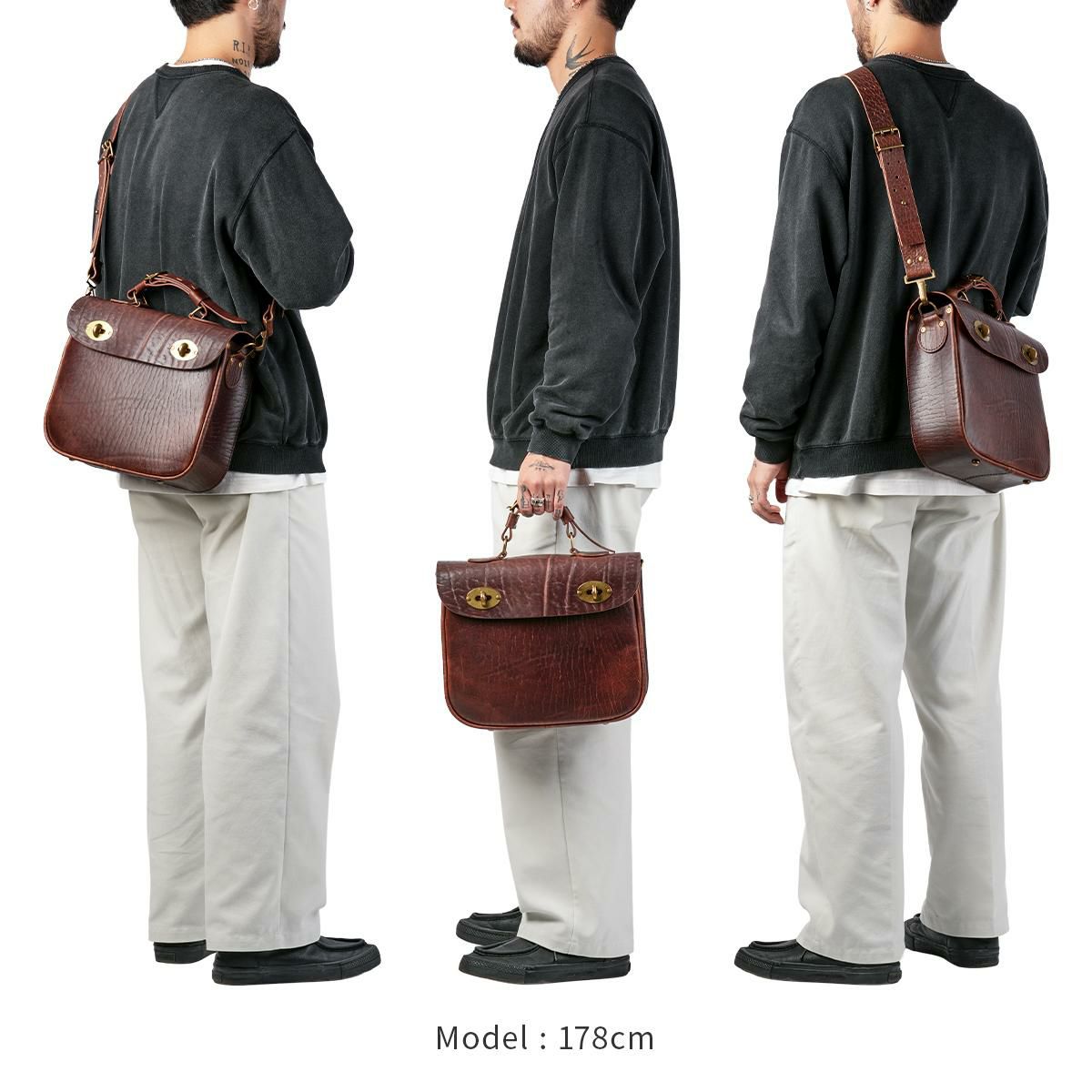 KIGO Classic Bull ショルダーバッグ  kgbg1609-bul