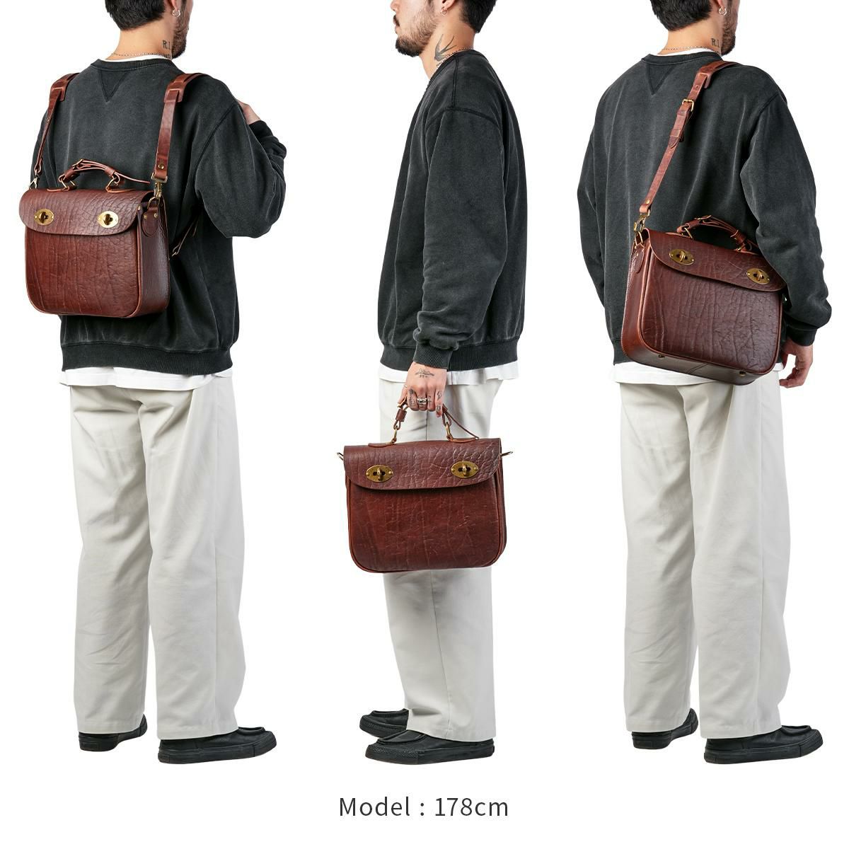 KIGO Classic Bull ショルダーバッグ  kgbg16091-bul