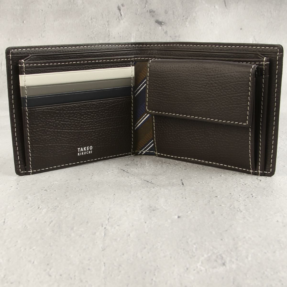 タケオキクチ クォーター 二つ折り財布 TAKEO KIKUCHI tk-742634
