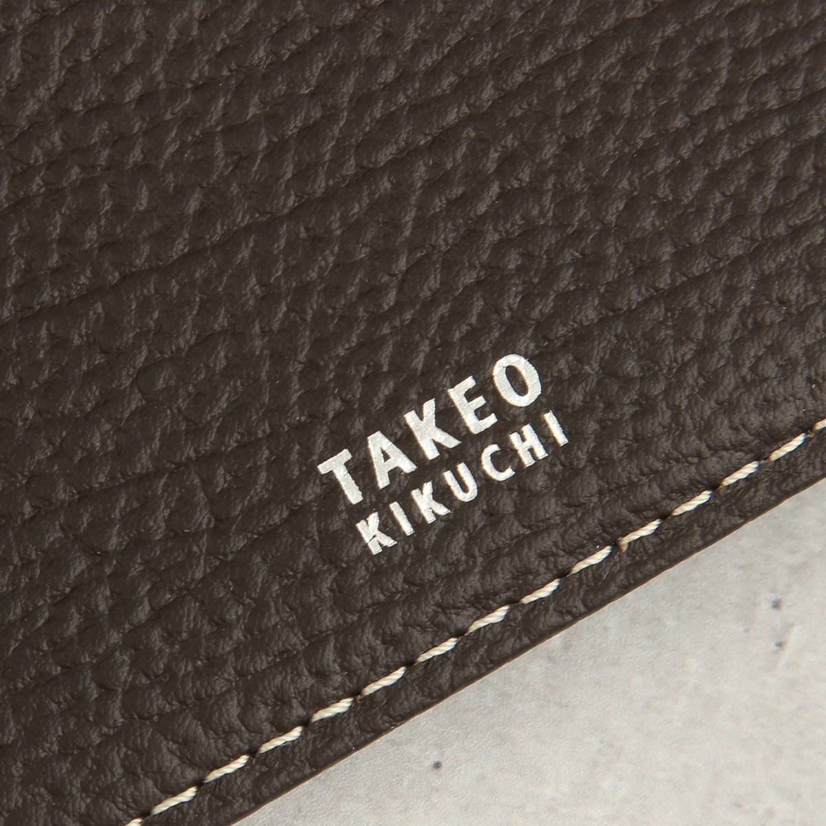 タケオキクチ クォーター 二つ折り財布 TAKEO KIKUCHI tk-742634
