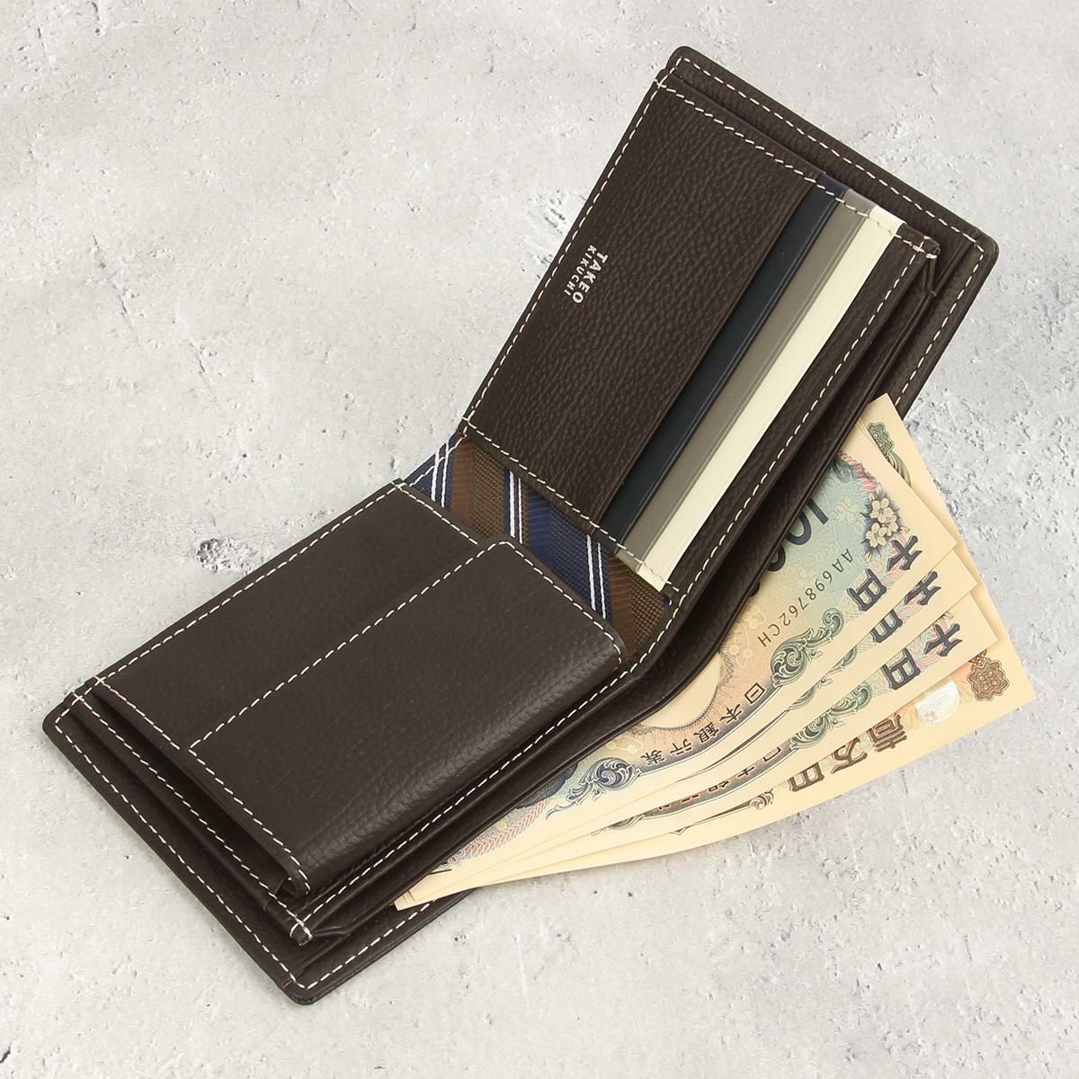 タケオキクチ クォーター 二つ折り財布 TAKEO KIKUCHI tk-742634