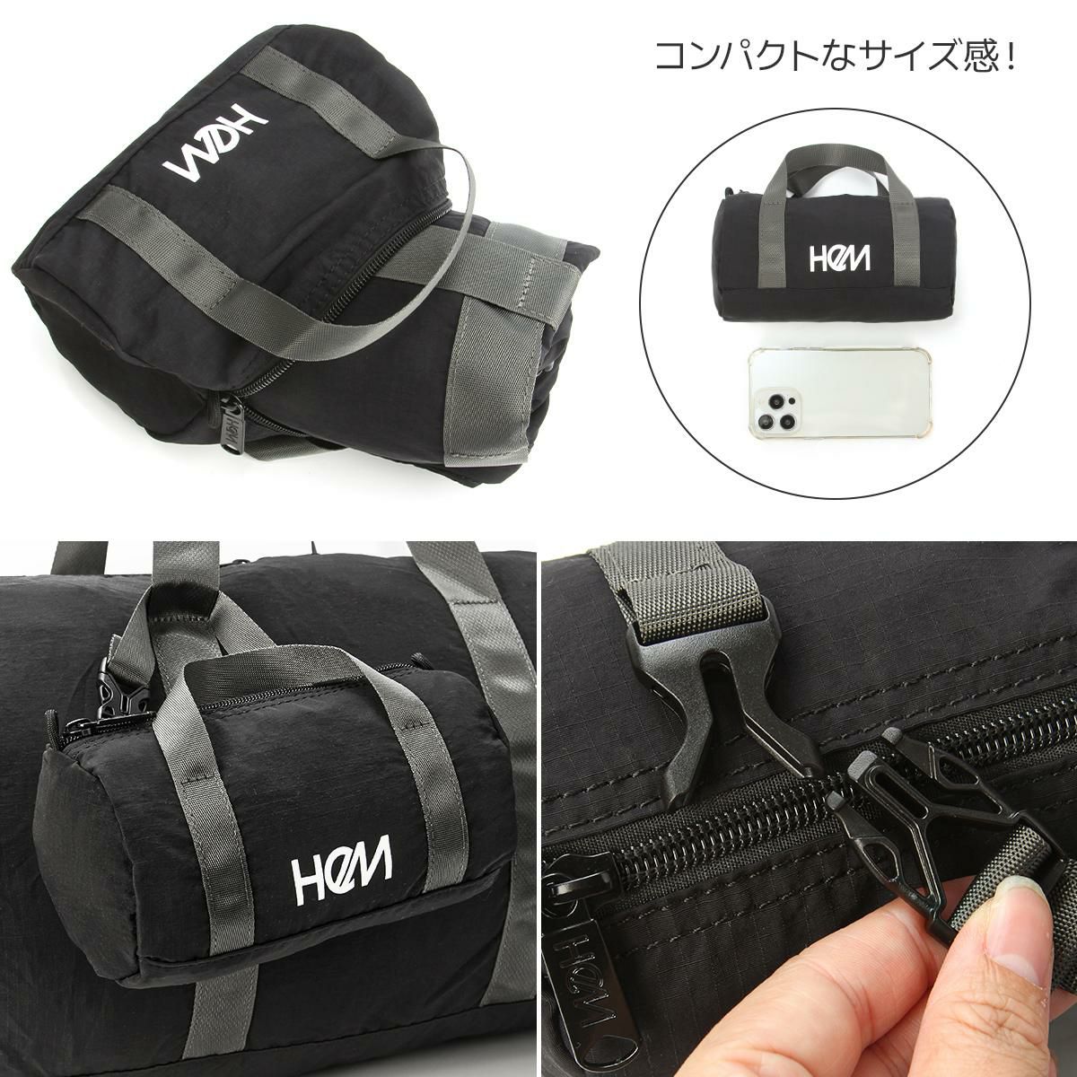 HeM ette ボストンバッグ  hem-39-33300