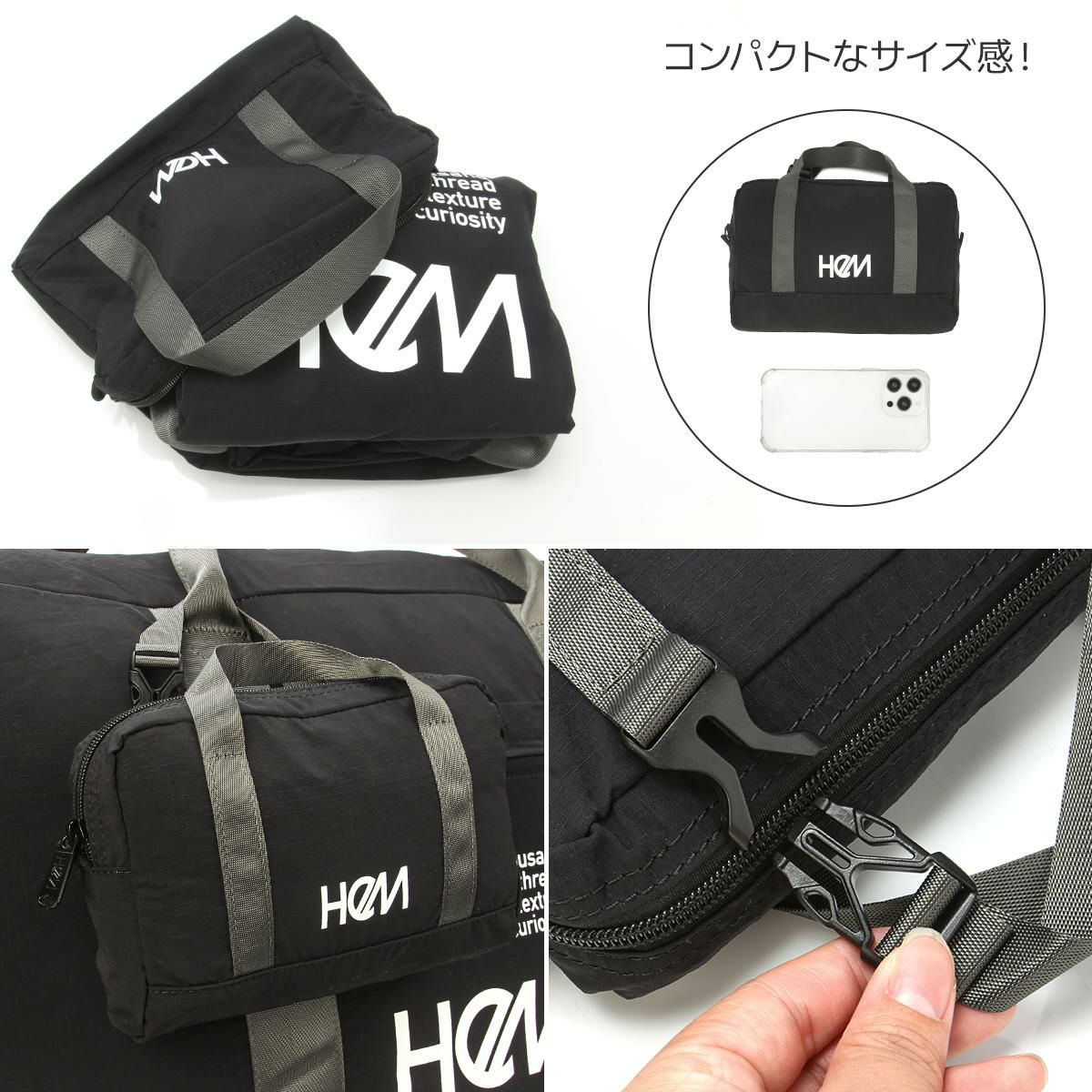 Ellème ボストンバッグ 61zHviqHhWL._UY900_.jpg
